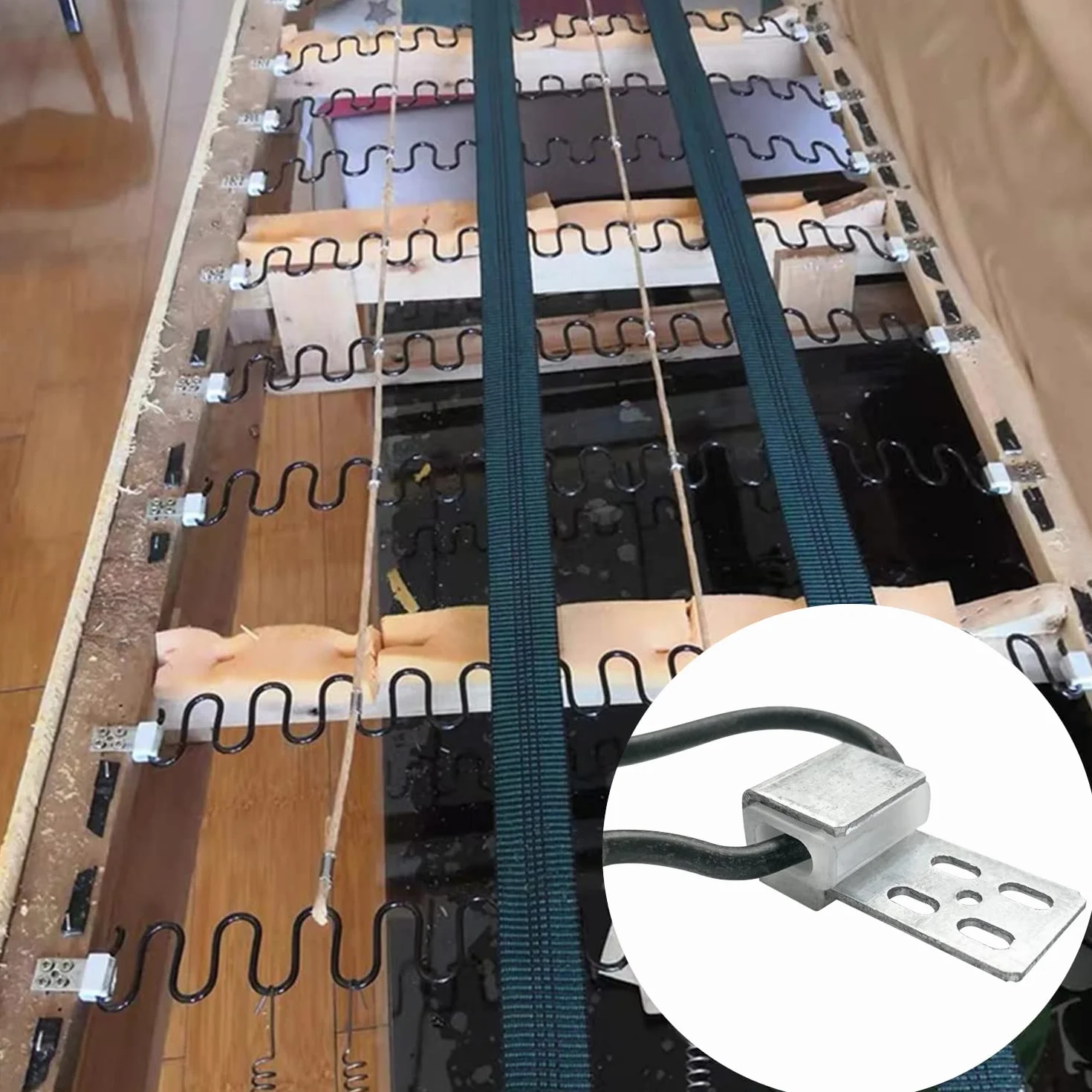 JINTANG 10PCS molla per divano, clip a molla per divani, kit di riparazione per divano