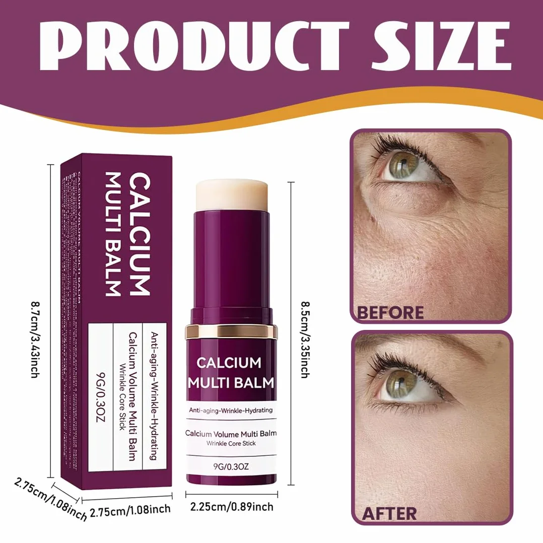 Stick Multi Balm Volume – Idratazione e Rassodamento per Viso, Occhi e Collo, Balsamo al Collagene Anti-Invecchiamento, Cura Intensiva e Applicazione Veloce