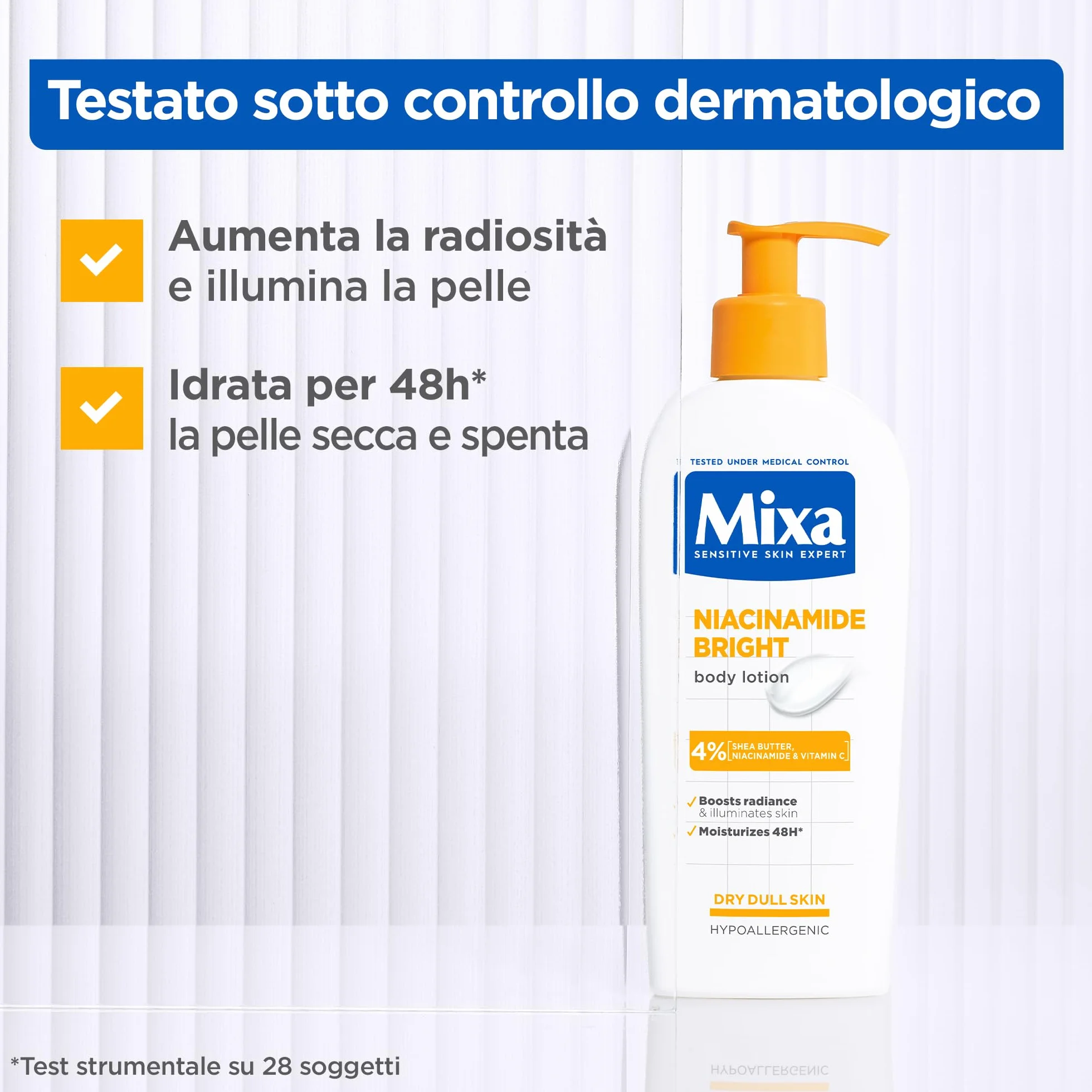 Mixa Niacinamide Bright Lozione corpo 250 ml