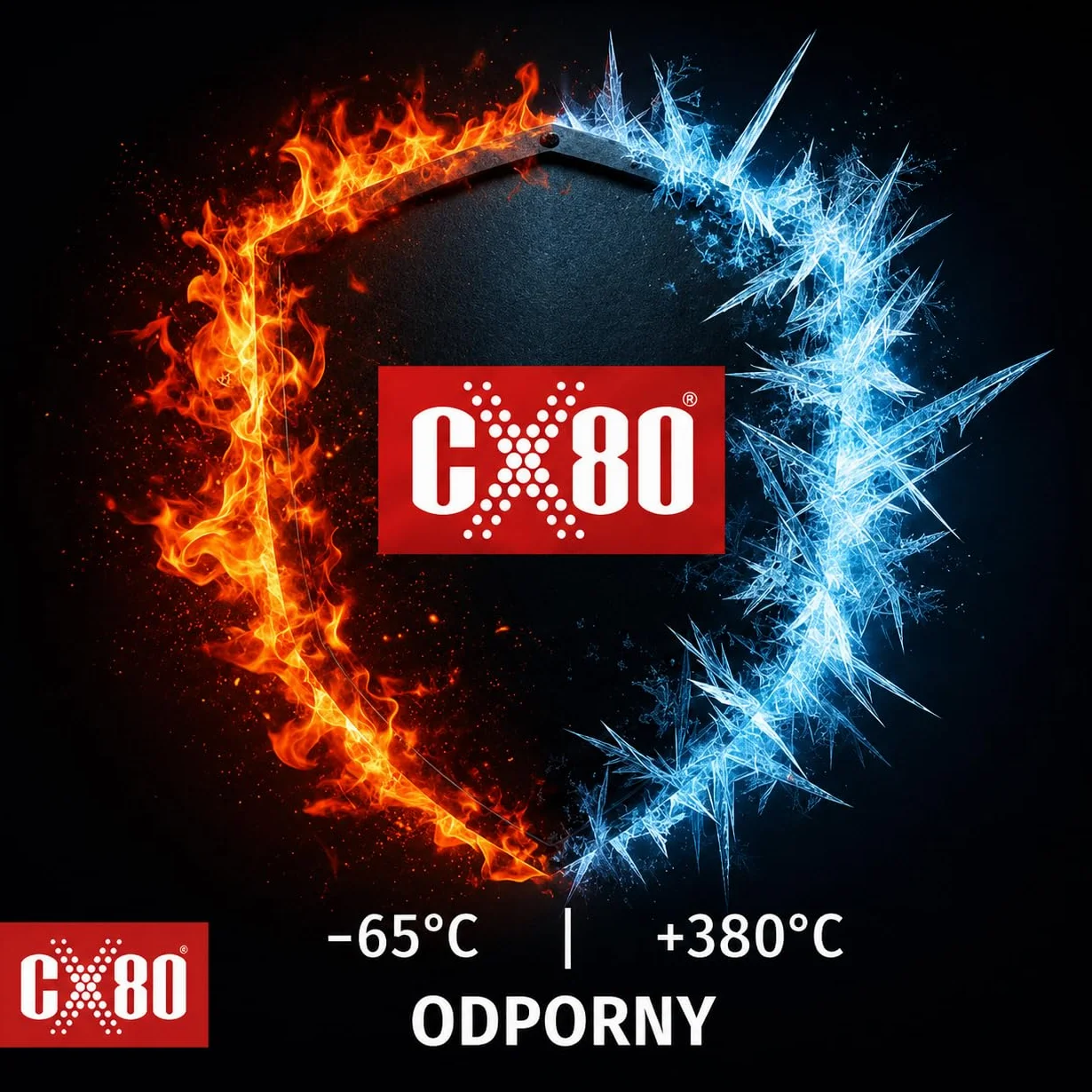 Sigillante elastico permanente nero ad alta temperatura CX80 80 ml per edilizia, automobili e industriali