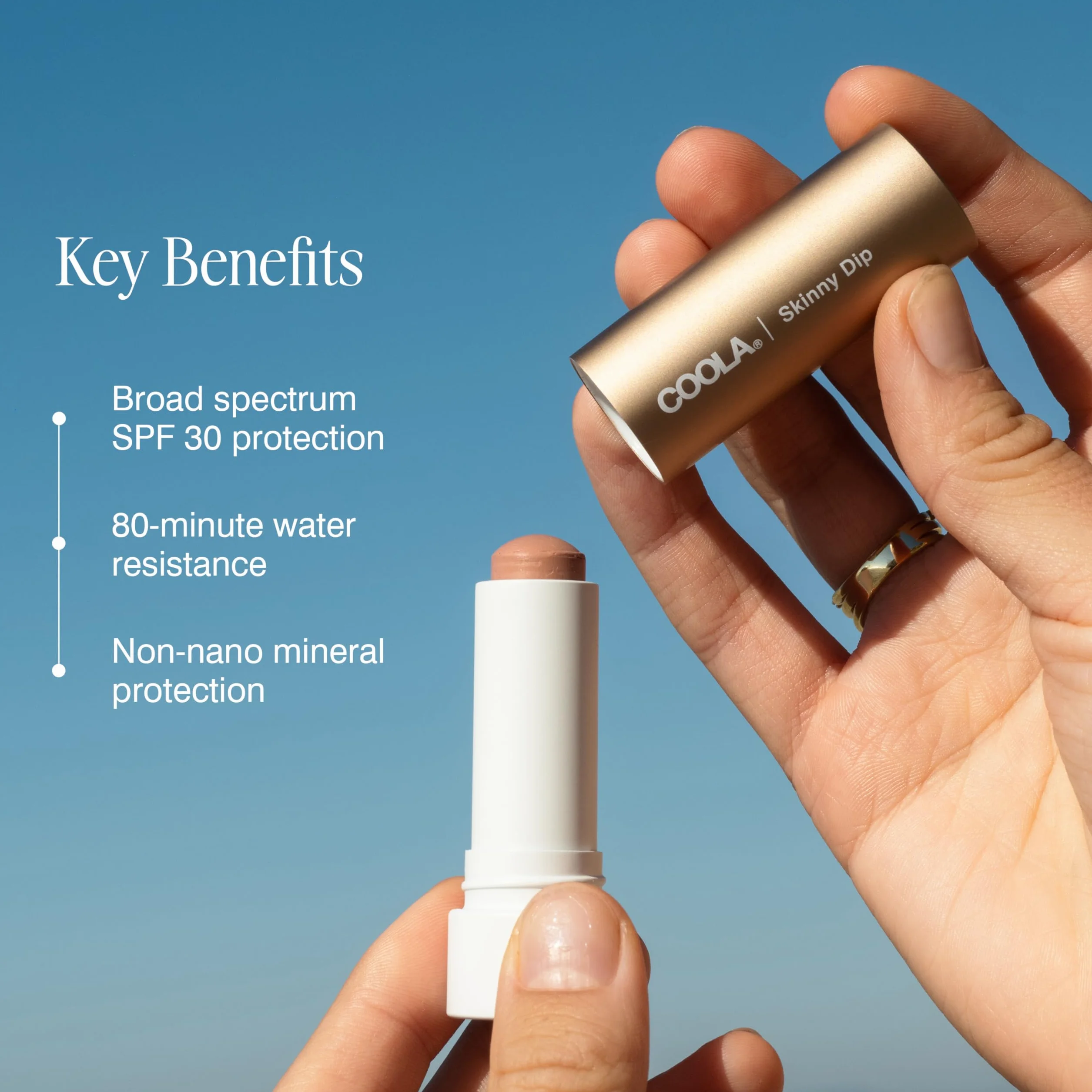 COOLA Sheer Mineral Liplux Sunscreen SPF 30 - Skinny Dip (4.2 g)