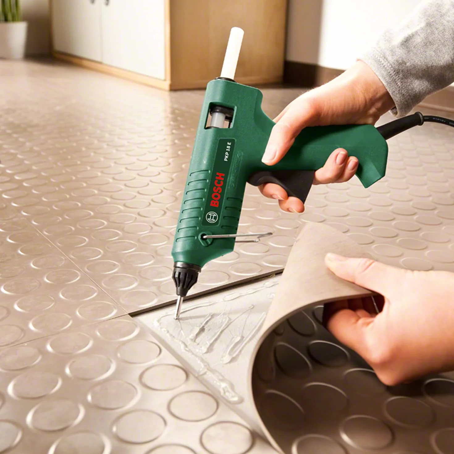 Bosch PKP 18 E pistola incollatrice 240 V colla a fusione ugello extra-lungo