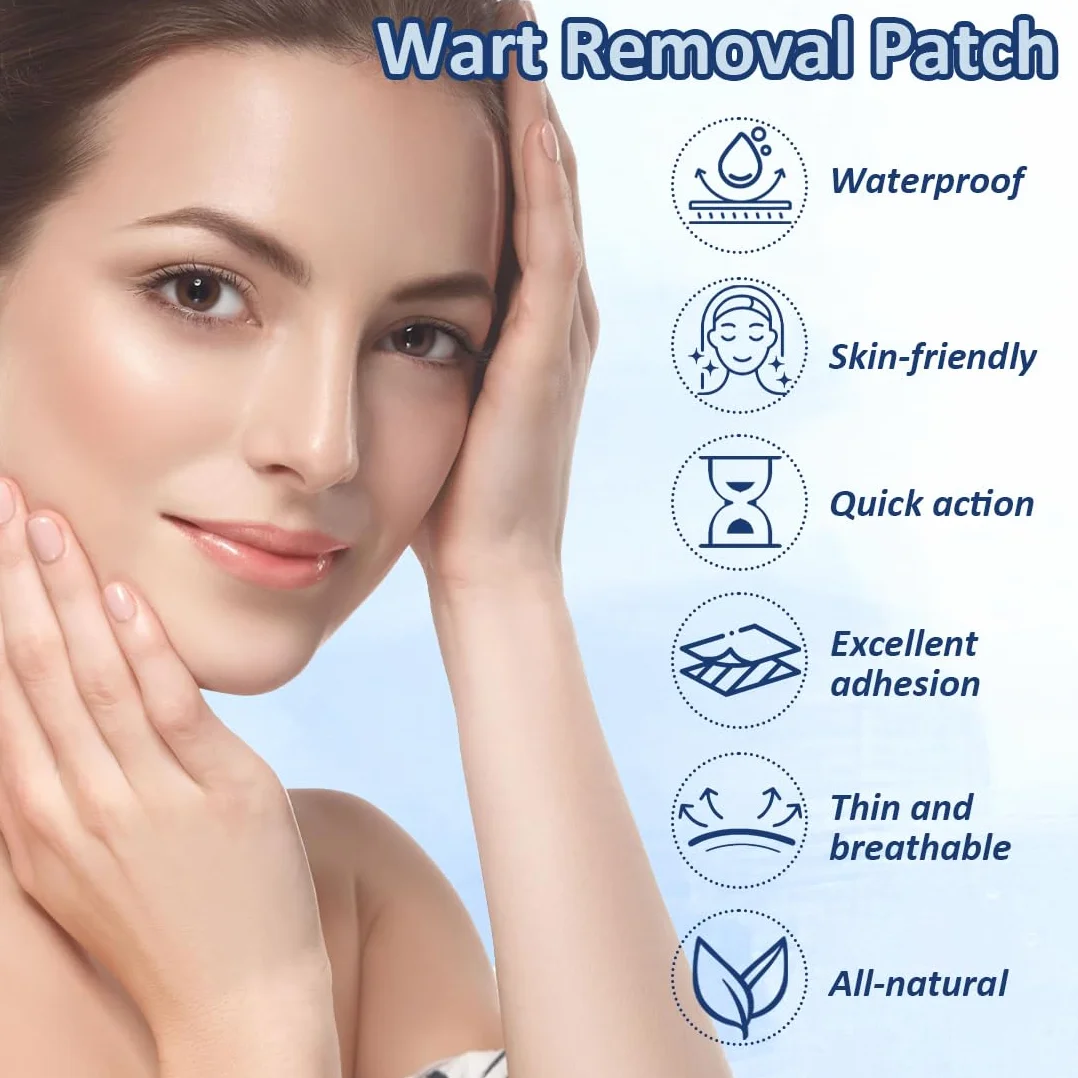 EIHI 288 cerotti per verruche, acne, formula delicata, trattamento efficace, naturale, cerotti per verruche viso e corpo, indolore, trattamento efficace