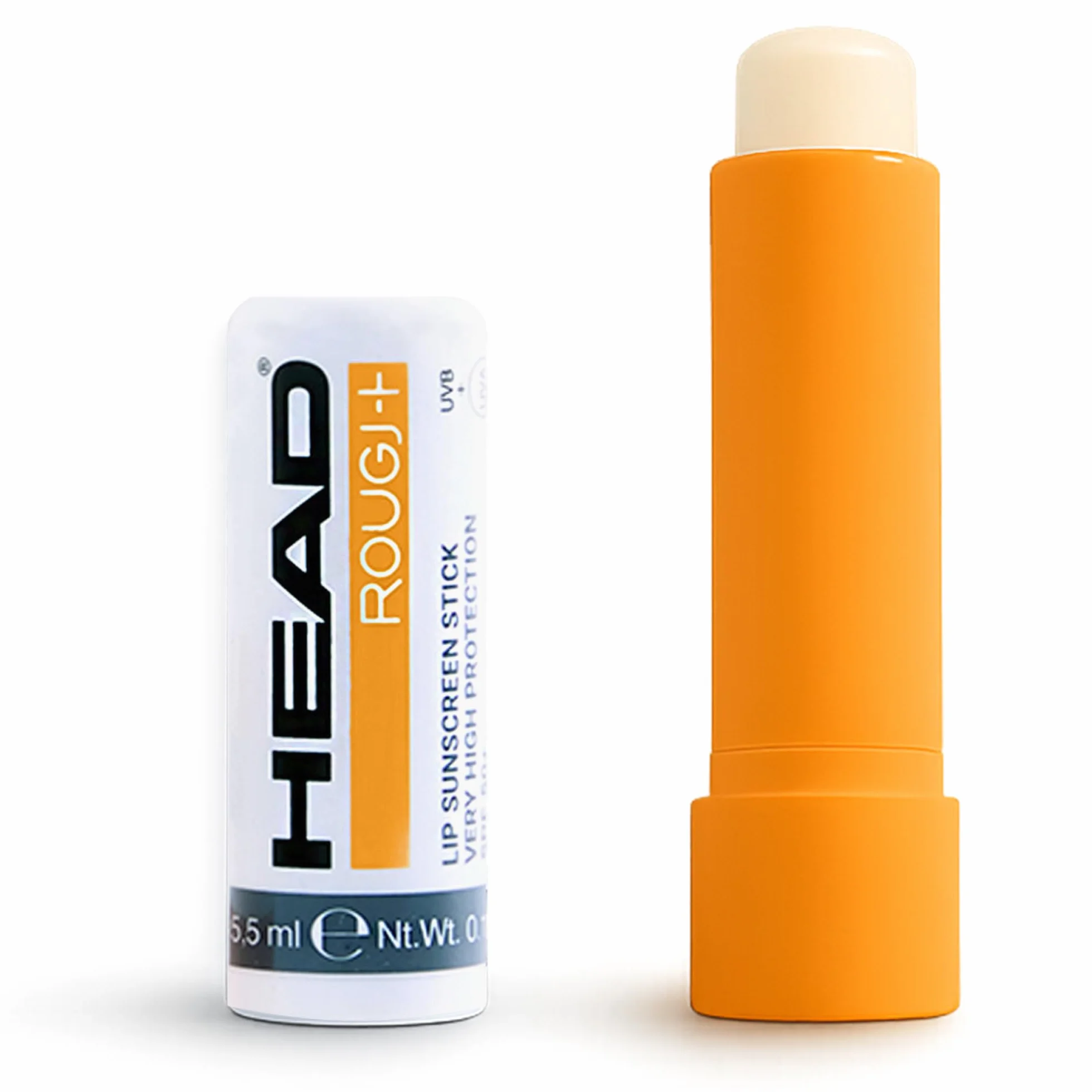 HEAD BY ROUGJ Stick Labbra Protezione Solare 50+ con Formula Invisibile per Comfort Quotidiano e Difesa in Condizioni Estreme, Lip Balm Spf 50 Texture Leggera e Resistente all’Acqua - Made in Italy