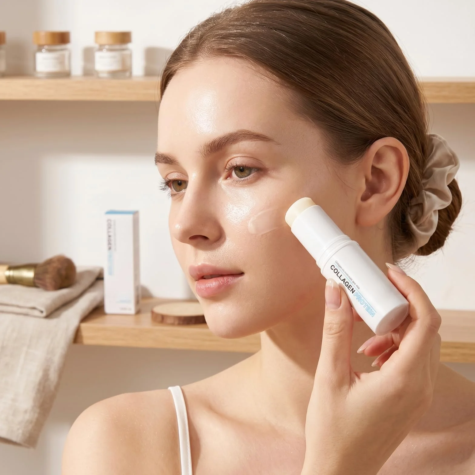 Multi Balm Stick Antirughe 1 Pezzo, Collagene Idratante Viso Occhi Collo. Balsamo Anti-Età Professionale che Riduce Linee Sottili, per Pelle Radiosa e Giovane.