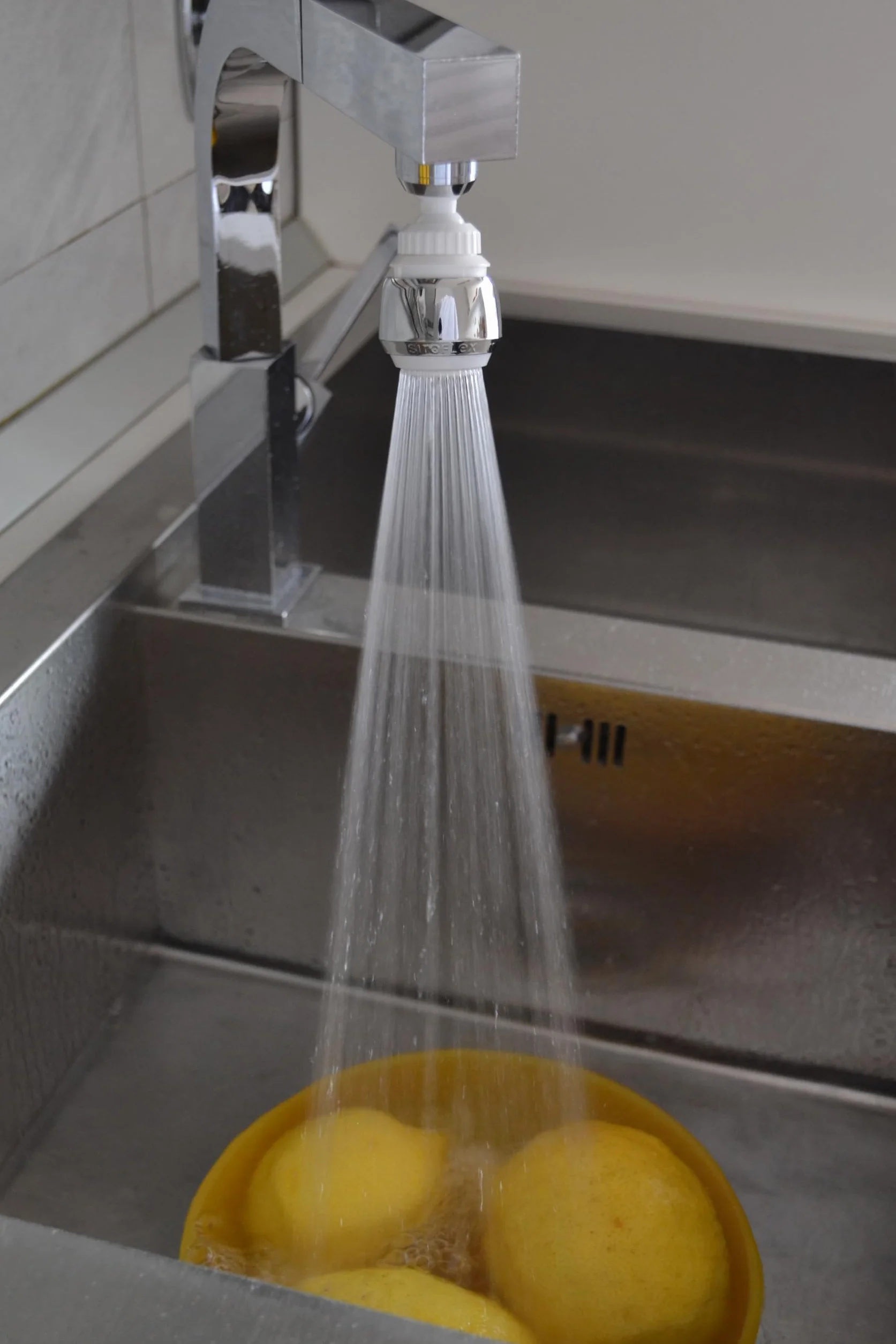 Siroflex Sirius Aeratore Doccetta Rubinetto Cucina Cromato Bianco Made in Italy 2505/50S