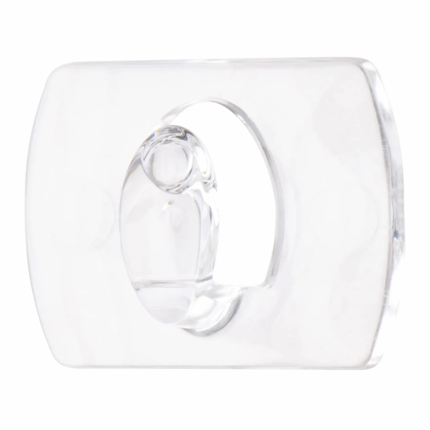 Command Mini Ganci Adesivi Trasparenti per Decorazioni Interne, 60 Ganci e 68 Strisce