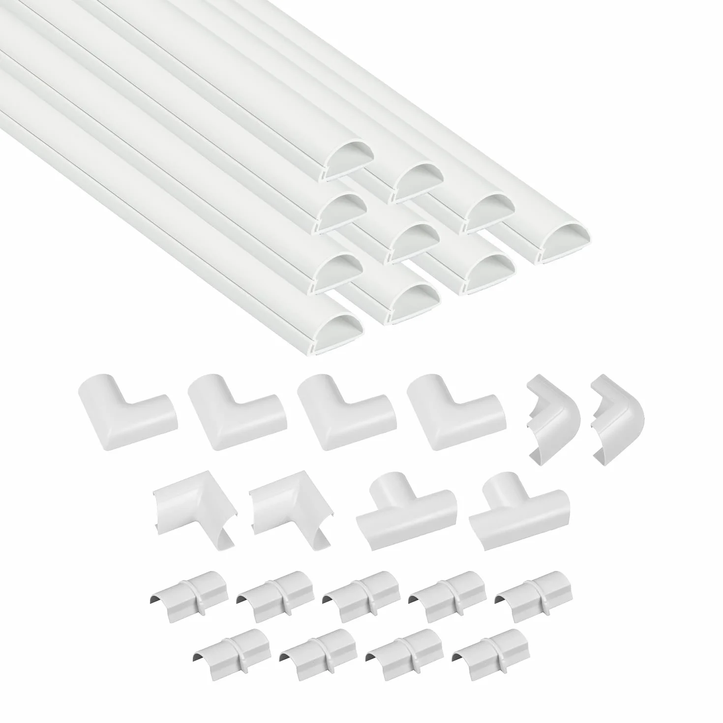 D-Line Canalina Passacavi 30x15mm Multipack 4m, Bianco