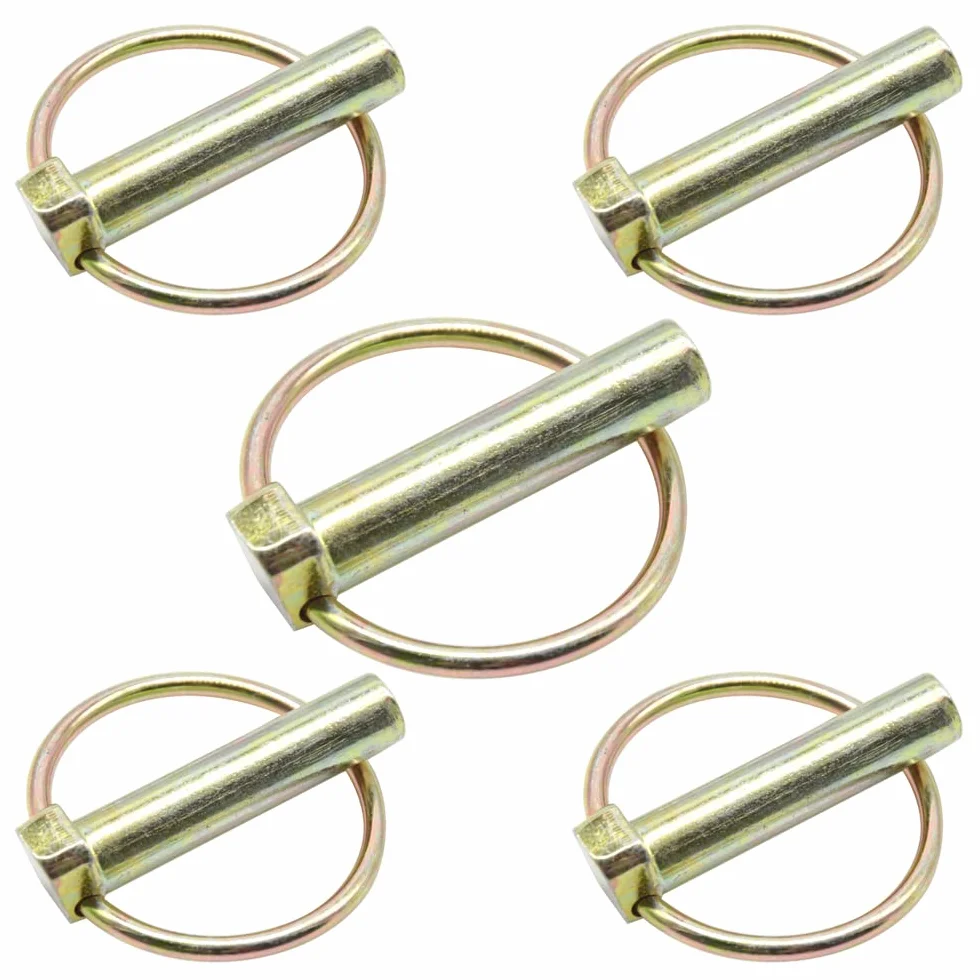 Pezzi Copiglia a Scatto Spine Perni di Collegamento Ø11x47mm Perno a Sfera Girevole Perno di Sicurezza per Auto Rimorchi Camion Trattori