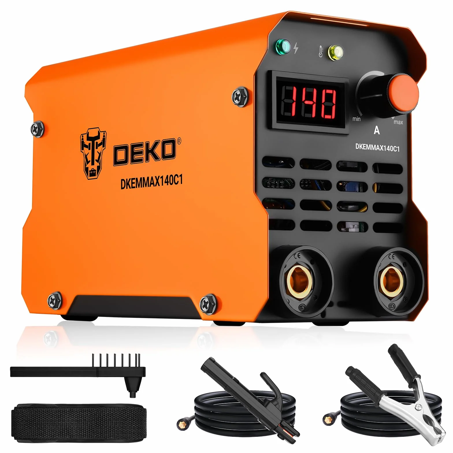 DEKO Saldatrice Inverter Elettrodo 220V 140A MMA ARC Welder Portatile
