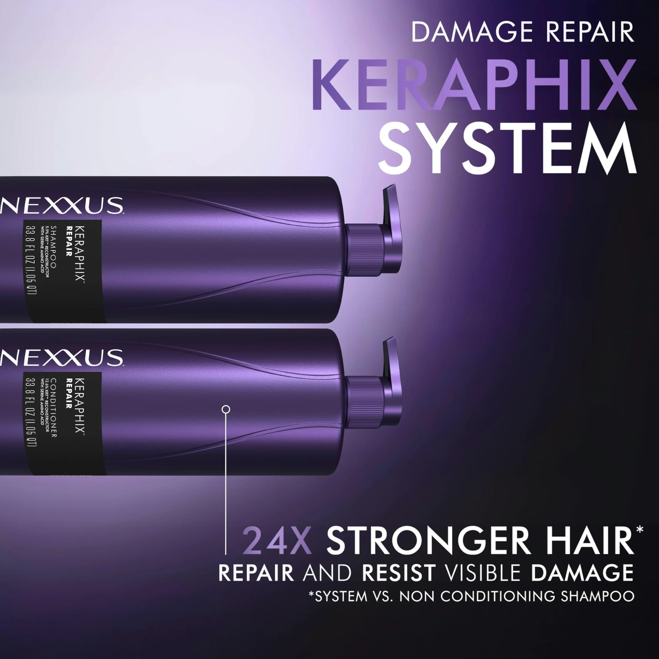 Nexxus Keraphix Balsamo per capelli danneggiati, 33,8 once