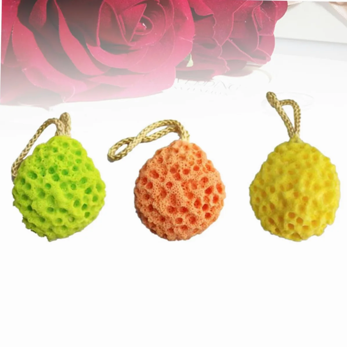 MAGICLULU 9 Pezzi Spugna Da Bagno Spugna Da Spugna A Nido D'Ape Spugna Da Bagno Con Spazzola Per