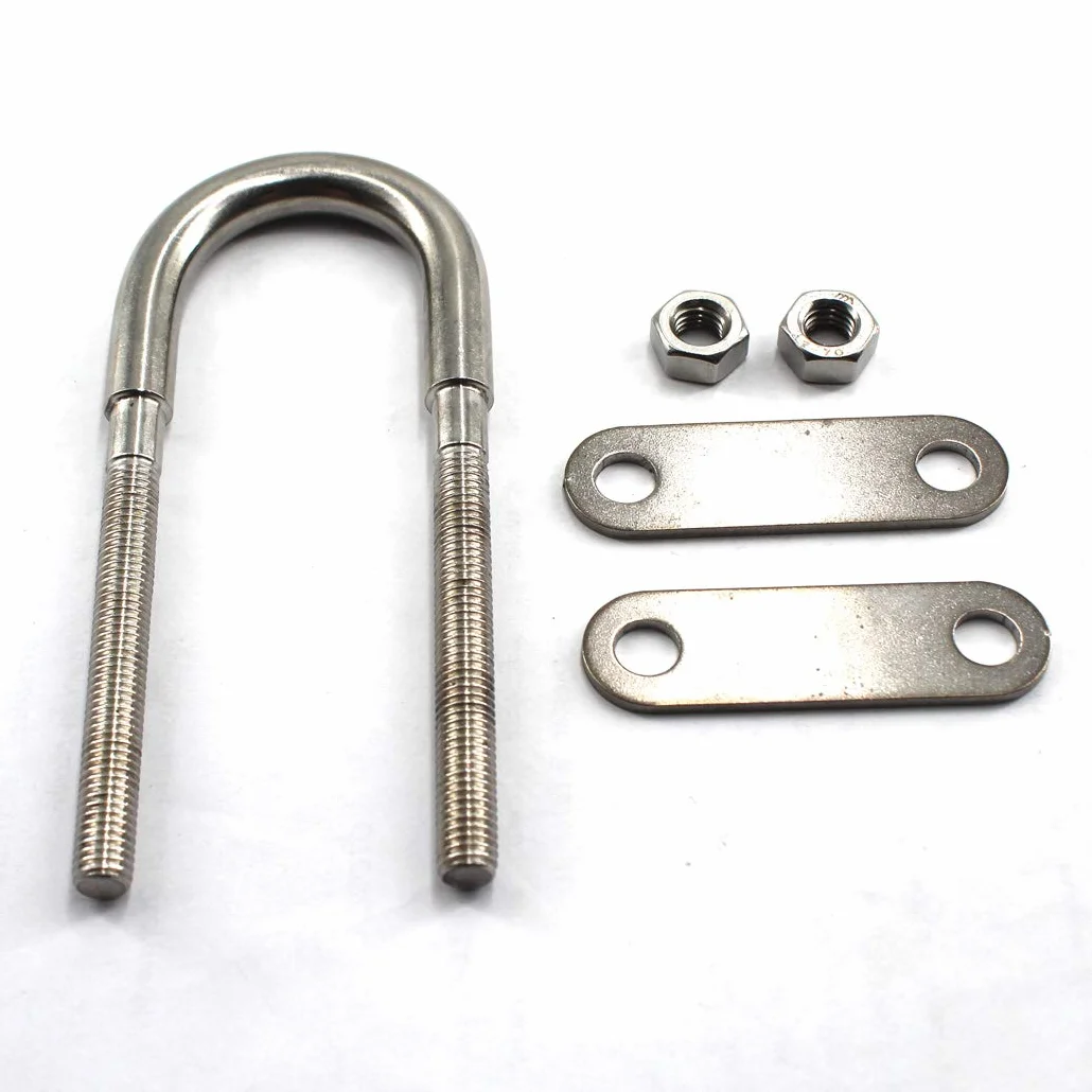M8x100 U Bolt in 304 Acciaio Inox 2 Pezzi