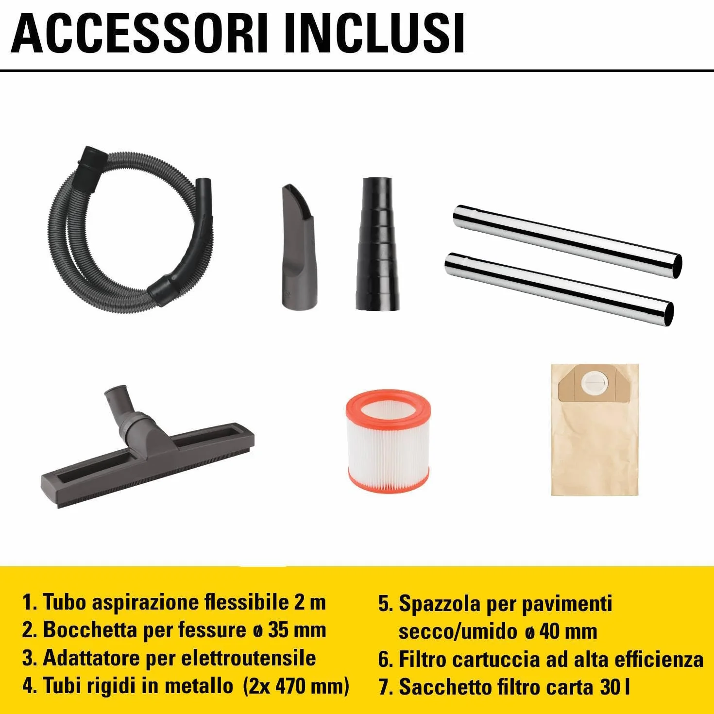 STANLEY Aspiratore Solidi e Liquidi SXVC30XTDE 1600 W 30 l