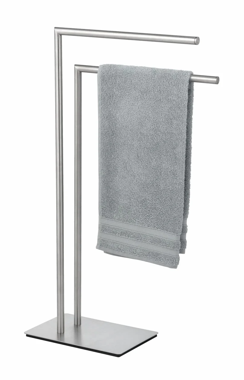 WENKO Portasciugamani Recco acciaio inossidabile satinato 48 x 80,5 x 20 cm
