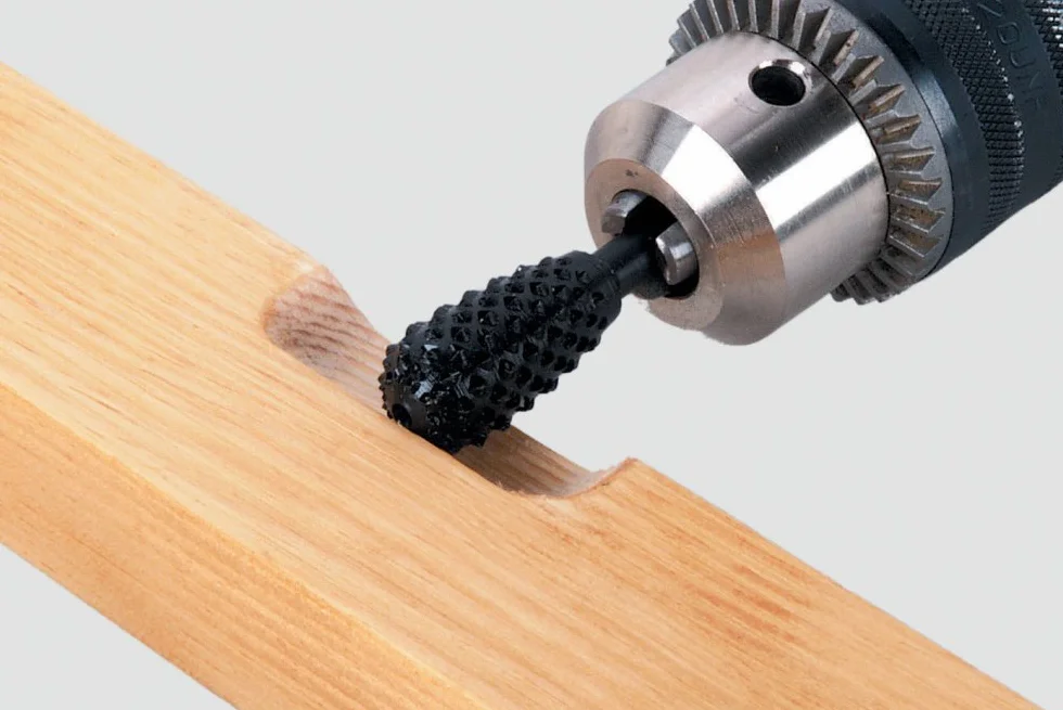 Wolfcraft raspa per legno cilindrica 13,5 mm codolo tondo