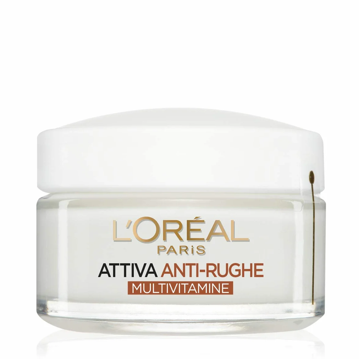 L'Oréal Paris Crema Viso trattamento nutriente giorno Attiva Anti-Rughe, Trattamento Fortificante 65+ con Multivitamine, Adatto a Pelli Mature, 50 ml