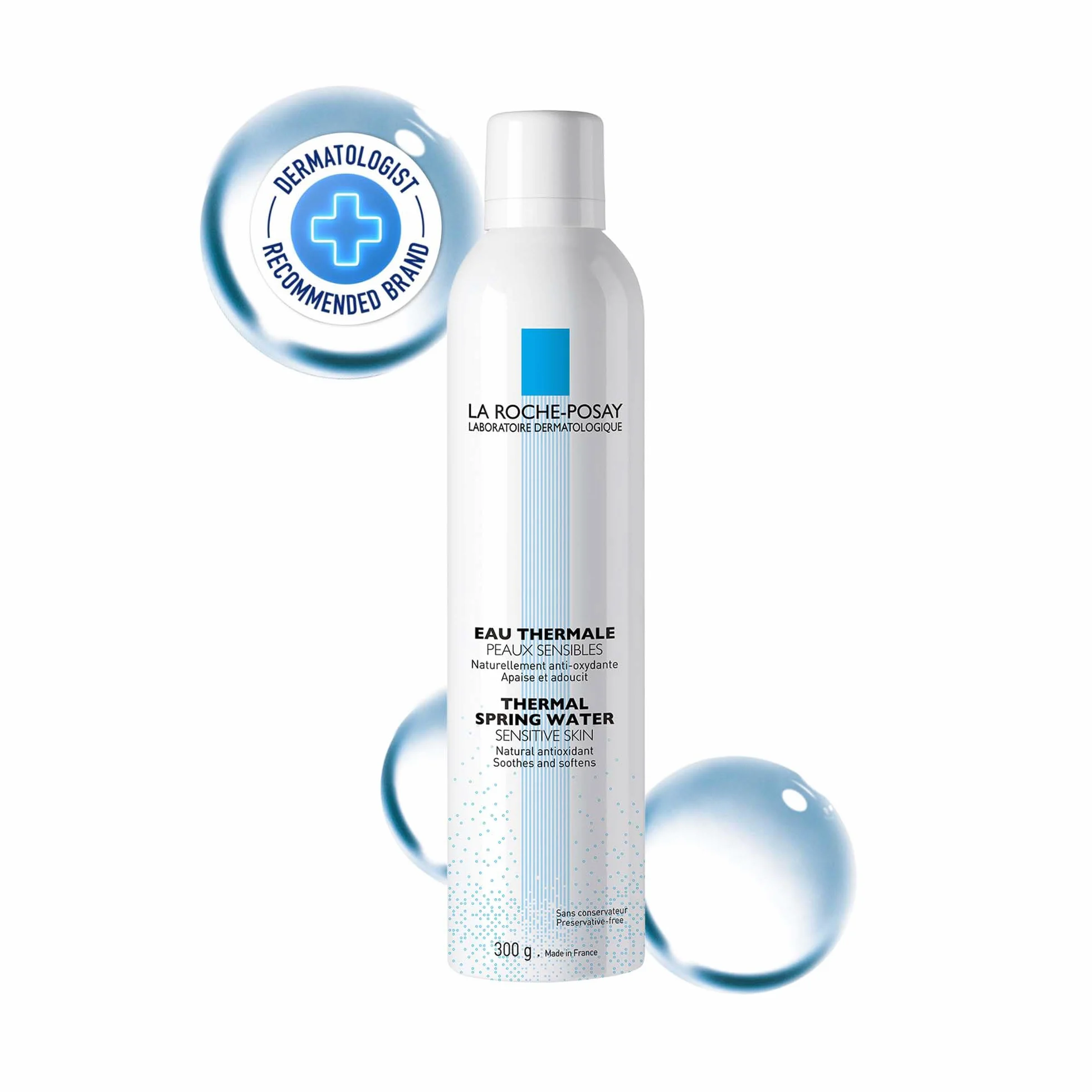La Roche Posay, Acqua Termale Spray, Per Pelli Sensibili, Lenisce e Protegge, Effetto Antiossidante, Pelle Sana e Morbida, Ricca di Sali Minerali e Oligo-Elementi, 100 ml