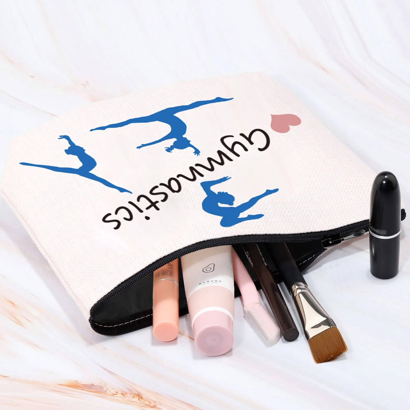 Ginnastica Regali Trucco Sacchetto Cosmetico per Ragazze Borsa da Viaggio Borsa da Toilette