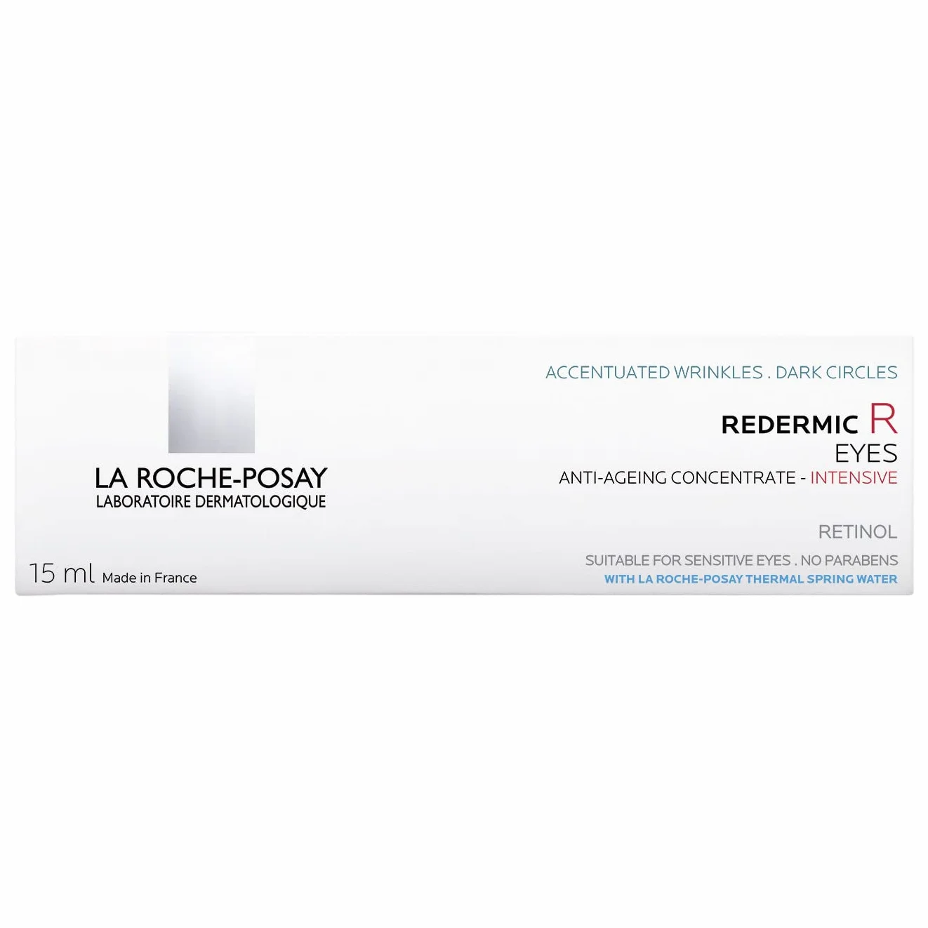 La Roche Posay Redermic R, Crema Contorno Occhi Anti-Età, Per Tutti i Tipi di Pelle, Zero Occhiaie e Zero Rughe, Pelle Levigata, Arricchita con Retinolo e Caffeina, 15 ml