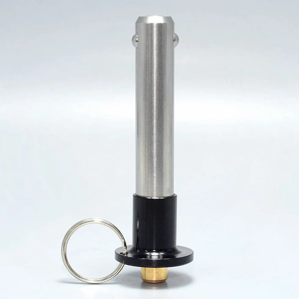 Perni autobloccanti a sfere acciaio inox M6 L40 mm - Perni di bloccaggio sicurezza sgancio rapido