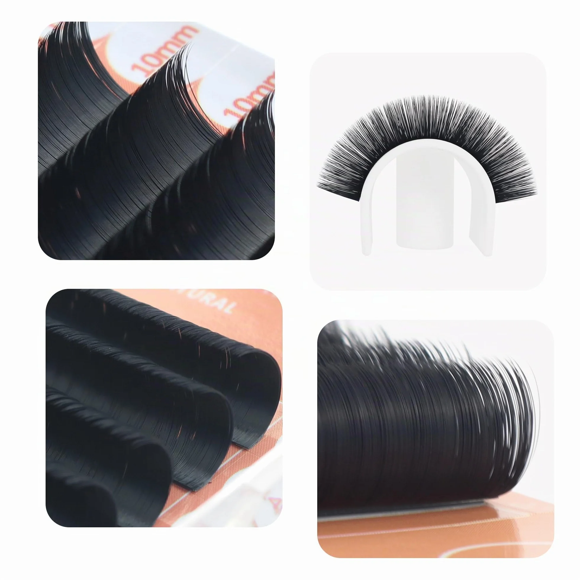 Volume estensione delle ciglia A Ventaglio Automatiche 0.07 C Curl 8-15mm Mix Easy Fan Lashes Automatic Blooming extension ciglia finte (8-15mm Mix, 0.07 C)