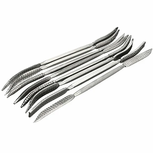 EsportsMJJ 8Pcs 190Mm Raspa File Legno Doppia Finito Grossolana