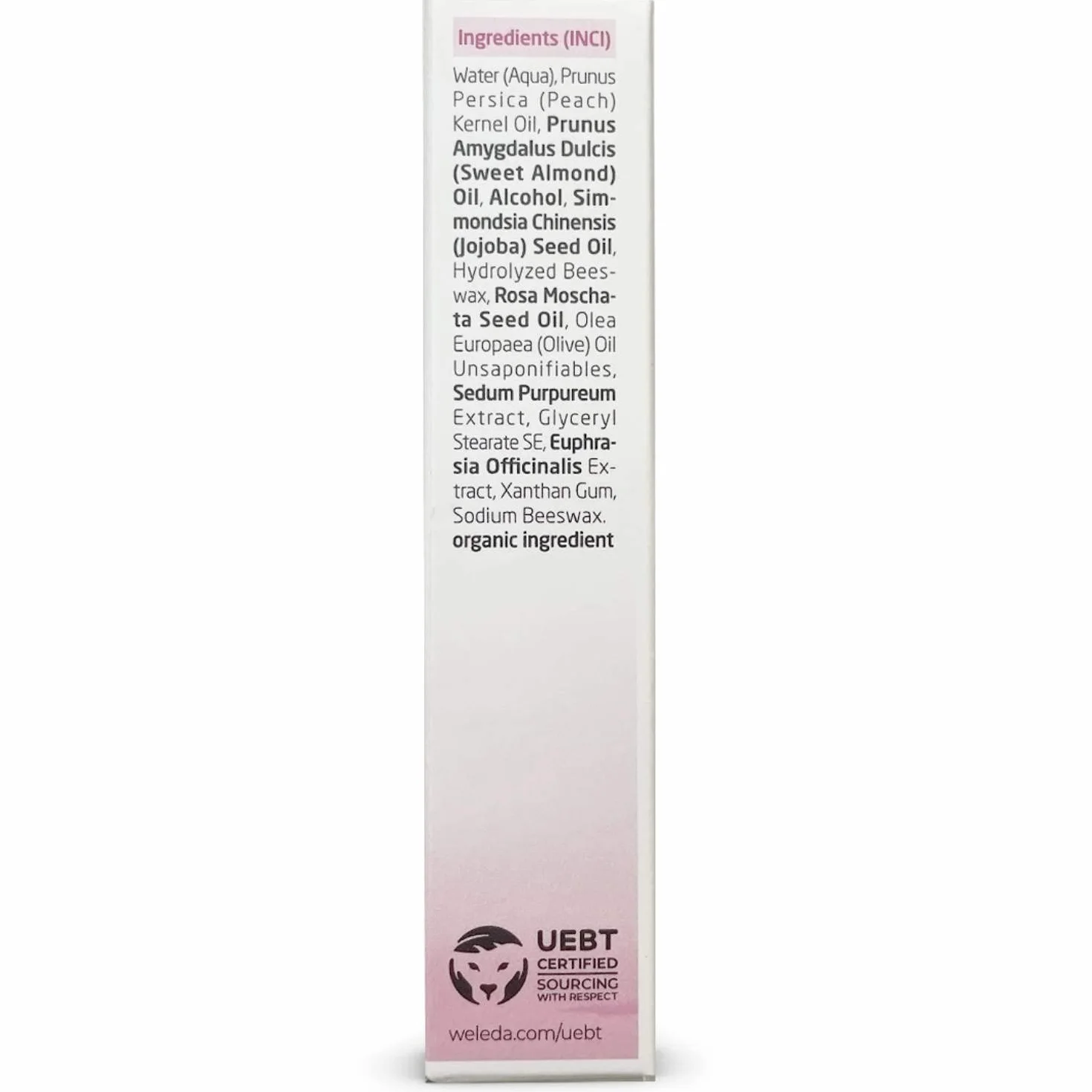 Weleda Contorno Occhi Levigante Rosa mosqueta, crema non profumata con olio di rosa mosqueta, attenua visibilmente le prime rughe, rinfresca e riducei gonfori (1X10 ml)