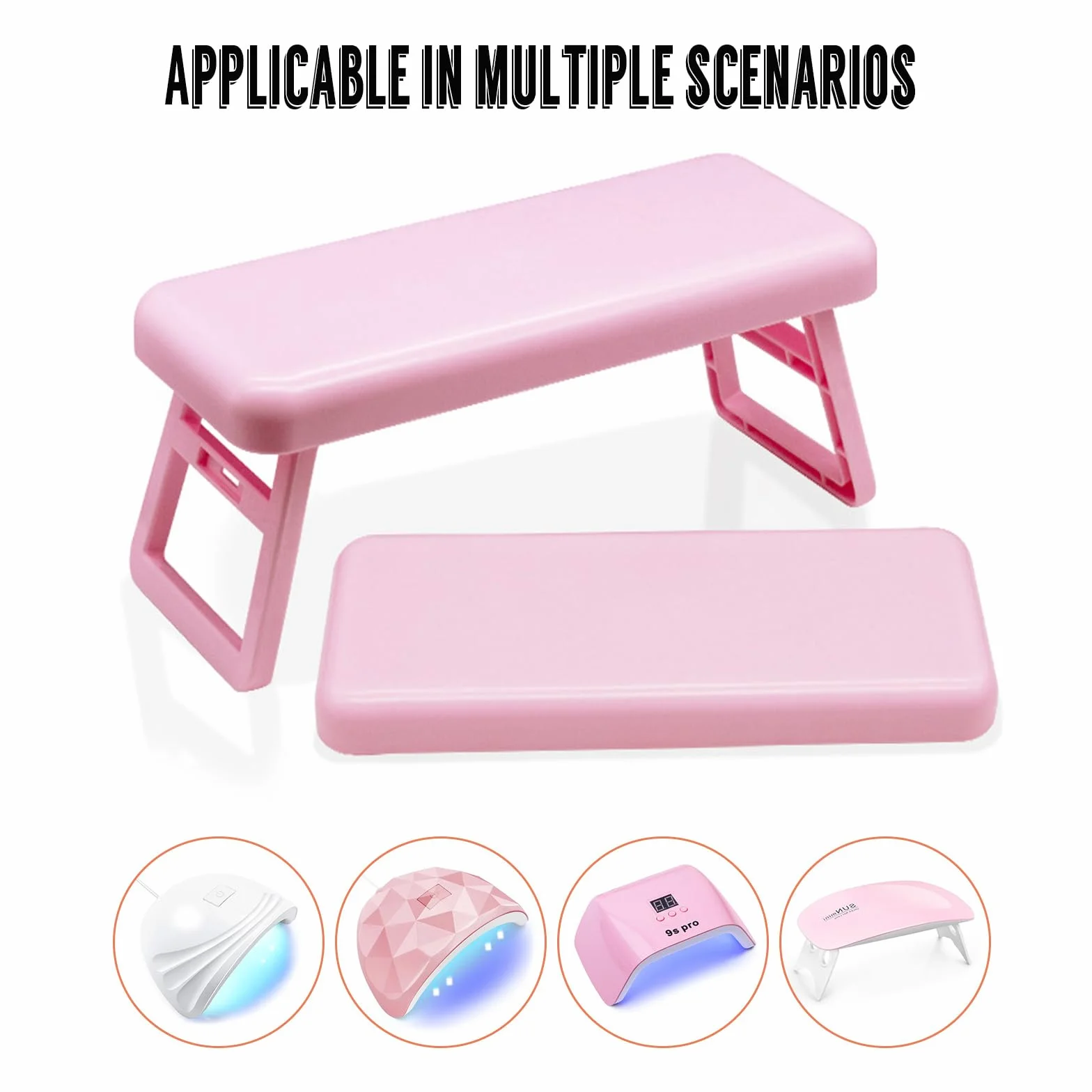 Poggiamano per Unghie Manicure, Cuscino per manicure Cuscino per unghie Poggiabraccia per unghie, Poggia Mani per Unghie Professionale, Pieghevole Poggia Mani per Unghie Professionale per Nail Art
