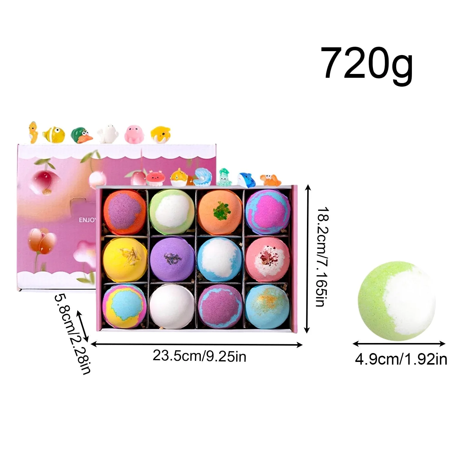 Bombe da bagno a bolle, detergente per il corpo rilassante e colorato, bombe effervescenti da bagno, casa, viaggi, bagno, hotel, relax, regalo per bambini