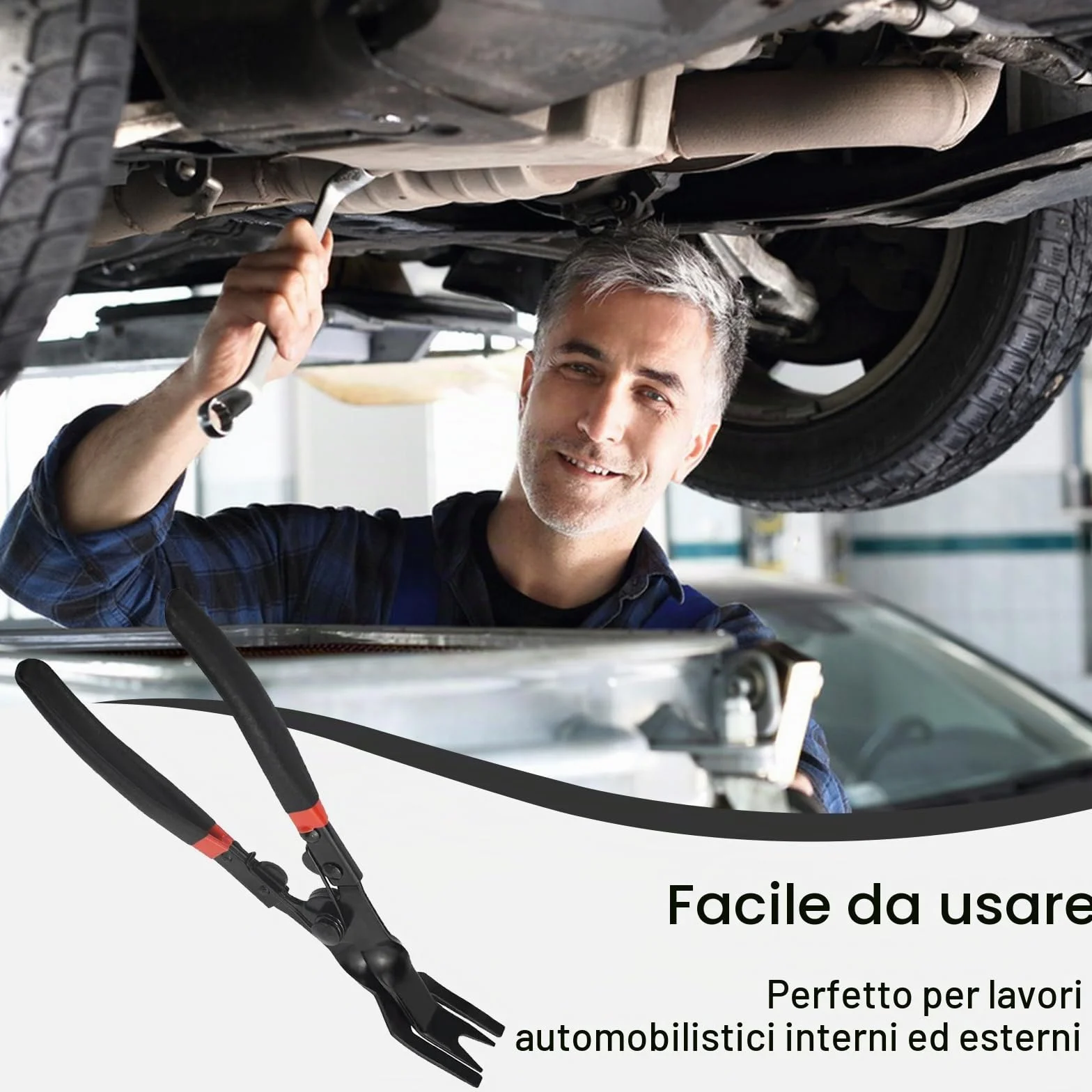 Pinze per Clip Staccare Clip Strumento Rimozione Auto Pinze a Scatto Porta Pannello Rimozione Auto