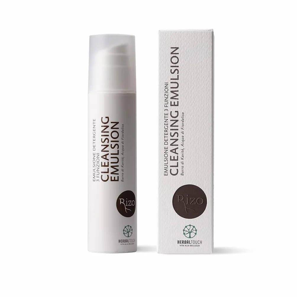 Cleansing Emulsion 200 ml Detergente, struccante per lei o crema da barba per lui, con Burro di Karité e Fiordaliso, per una pelle morbida, pulita e riequilibrata