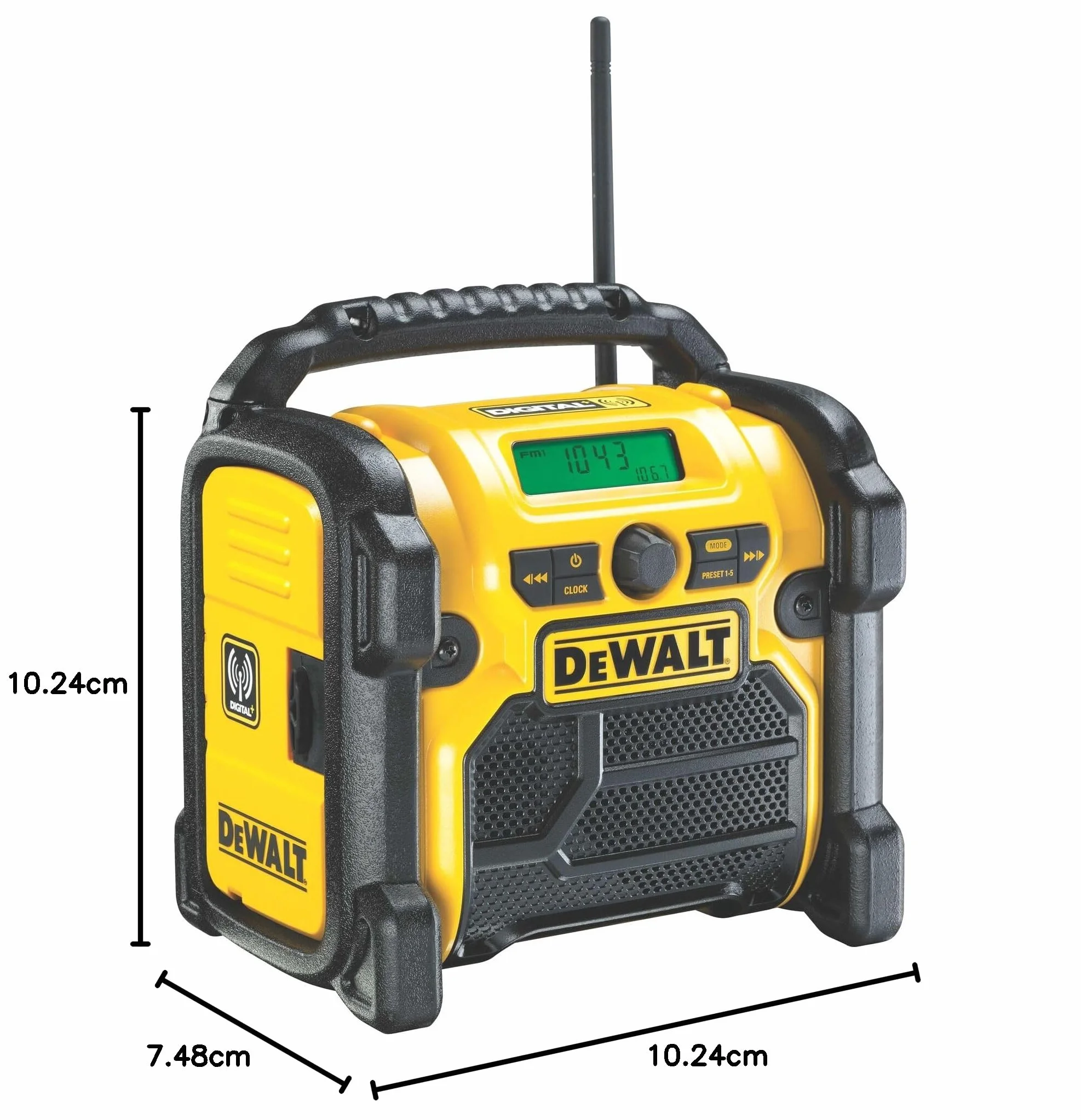 DeWalt DCR020-GB Radio Dab Cantiere Compatto