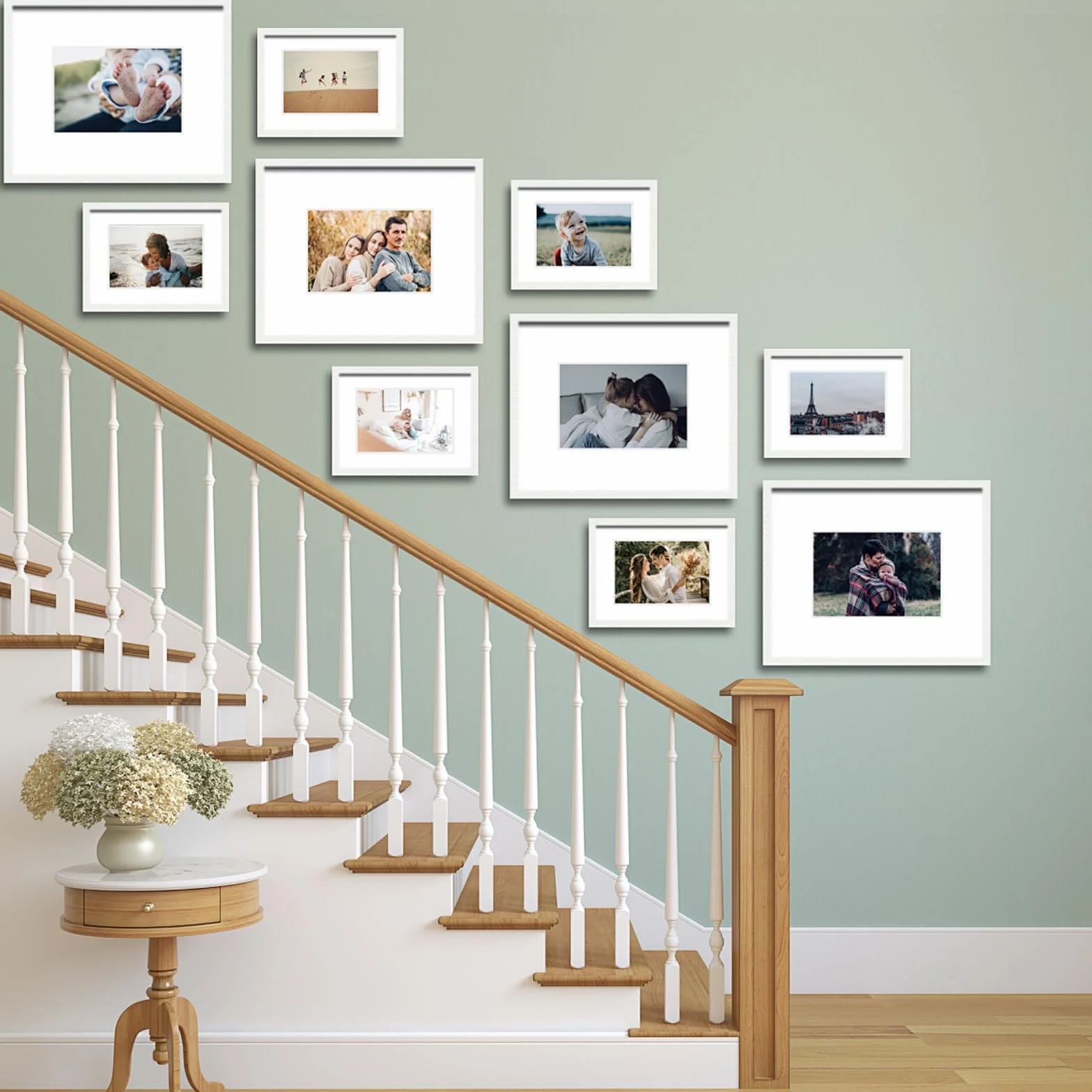 Gancio per Quadri ad Artiglio per Cartongesso 10 Pezzi Ganci da Parete per Appendere Specchi Foto Poster