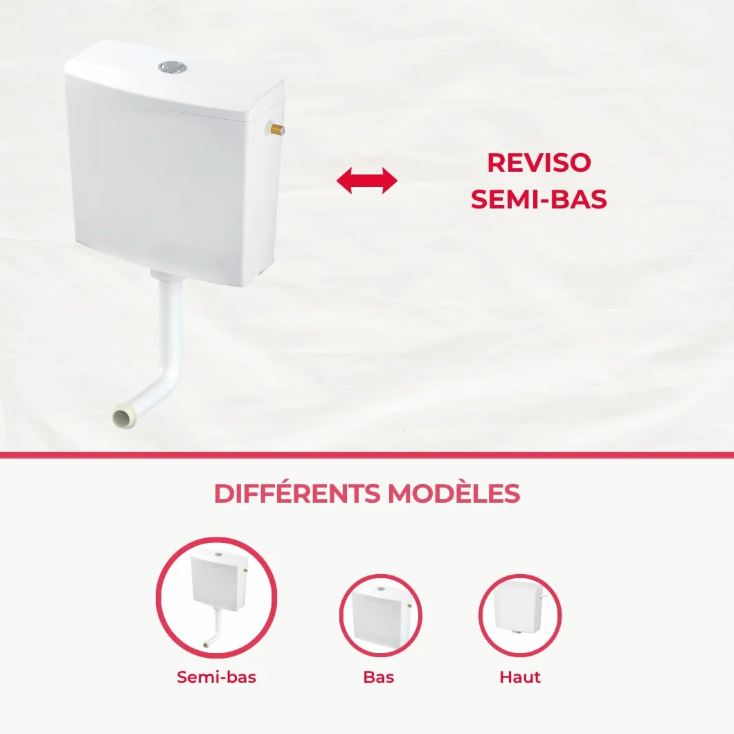 Wirquin Cassetta Reviso risparmio idrico semi-bassa