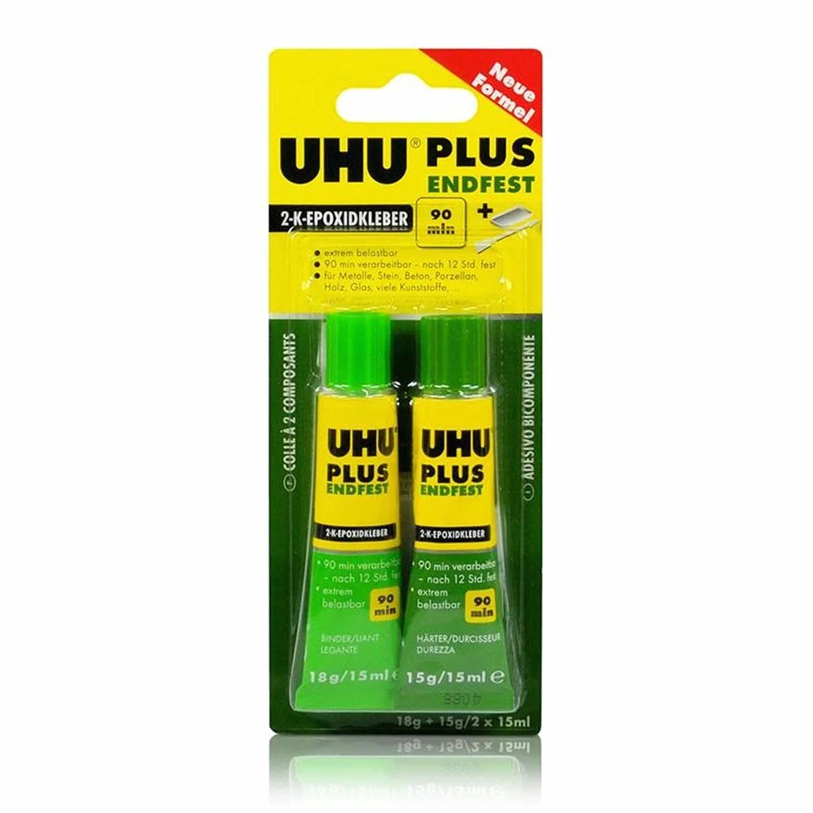 UHU Plus Endfest 300 33 g Tubo Klej epoksydowy 2-składnikowy