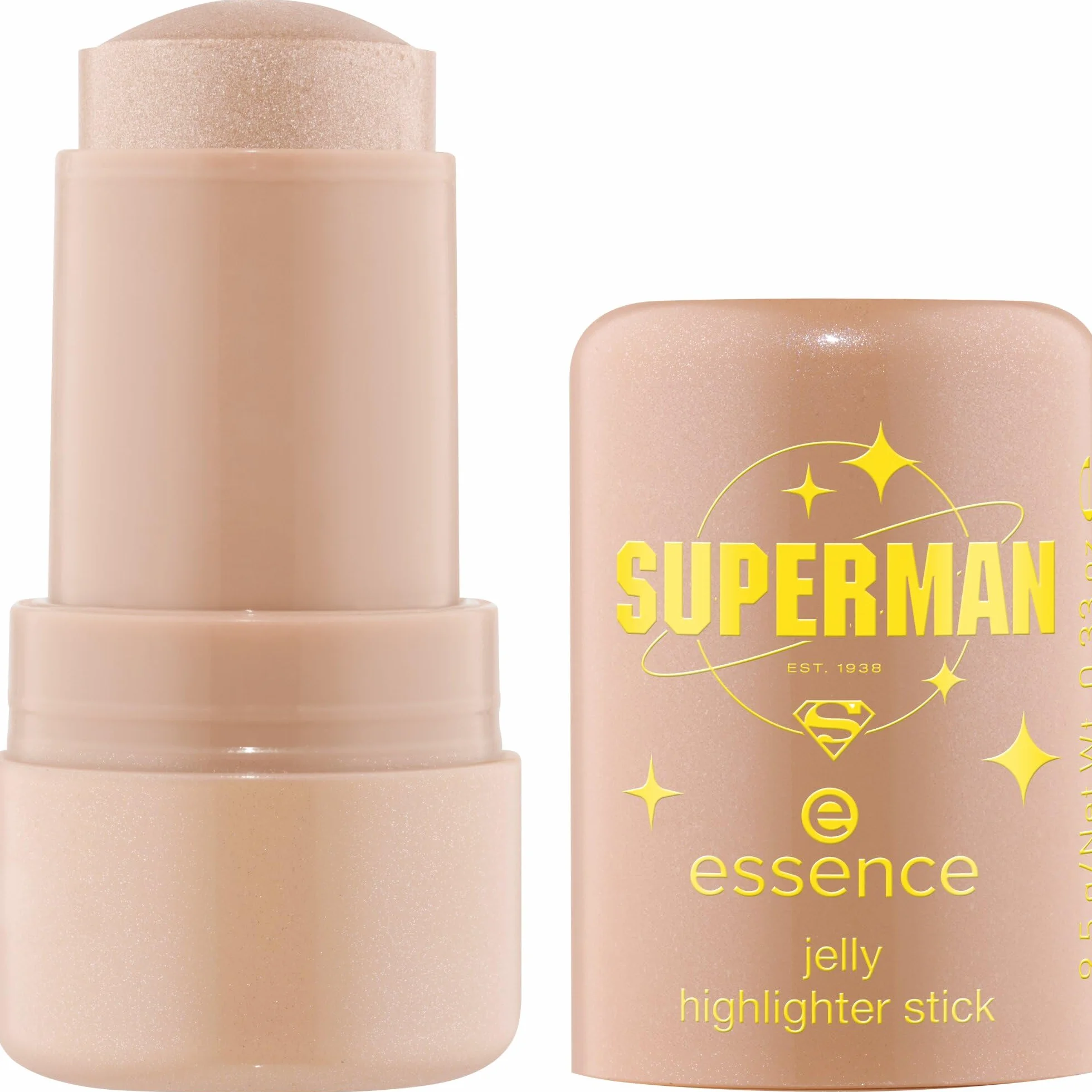 essence Superman stick illuminante in gel, rinfrescante, luminosa, rugiadosa, brillante (9.5g)
