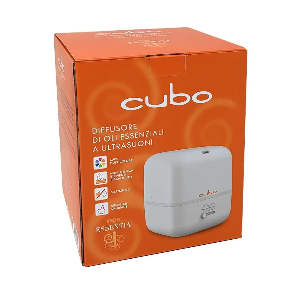 CUBO DIFFUSORE DI OLII ESSENZIALI AD ULTRASUONI