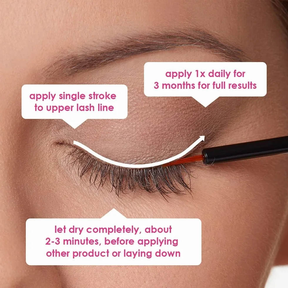 Generico Cosmetics Lash Enhancing Siero per la crescita delle ciglia per lunghezza e volume, 4 ml