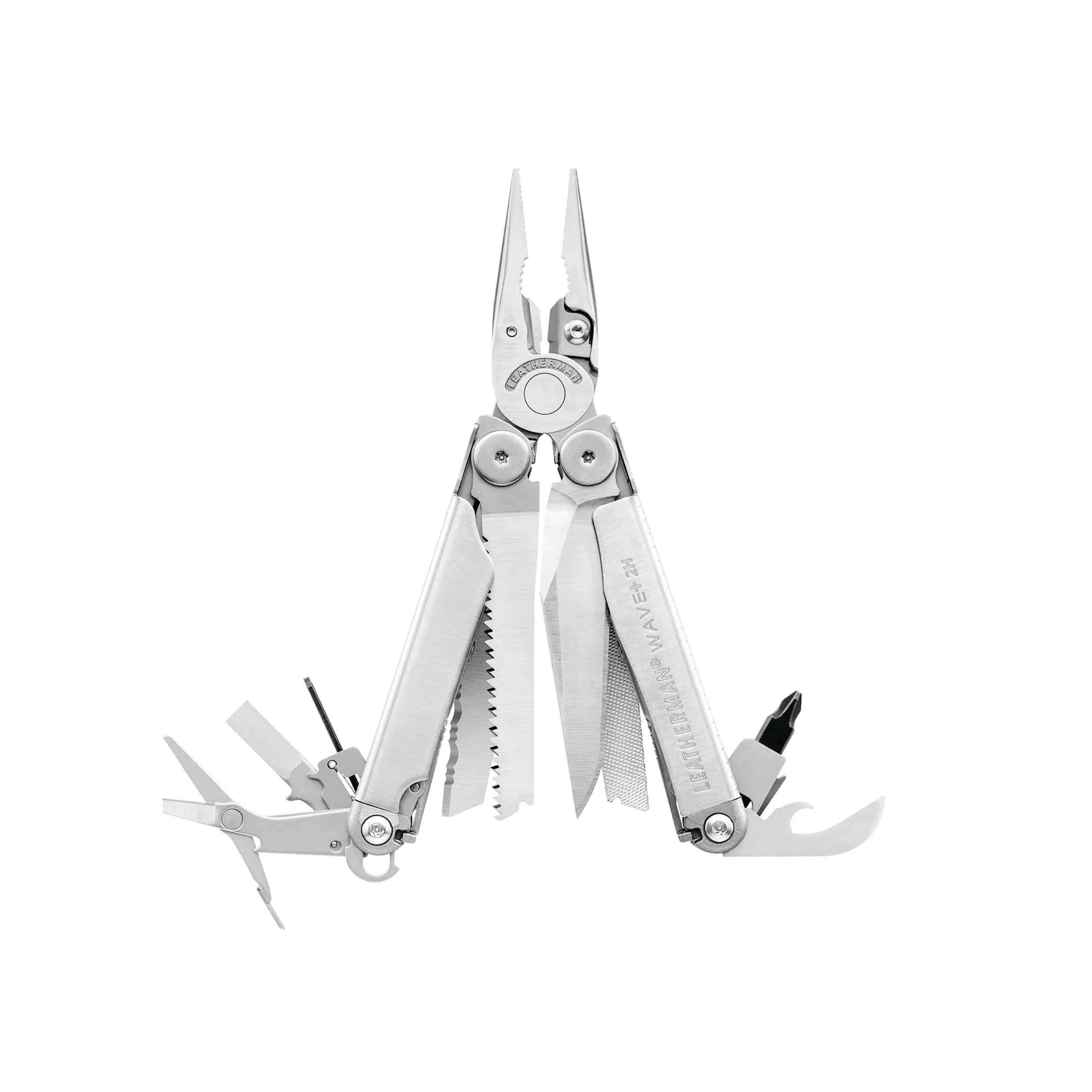 Leatherman 2H Wave+ Multiutensile 18 in 1 Acciaio Inossidabile con Lame Pinze Tagliafili