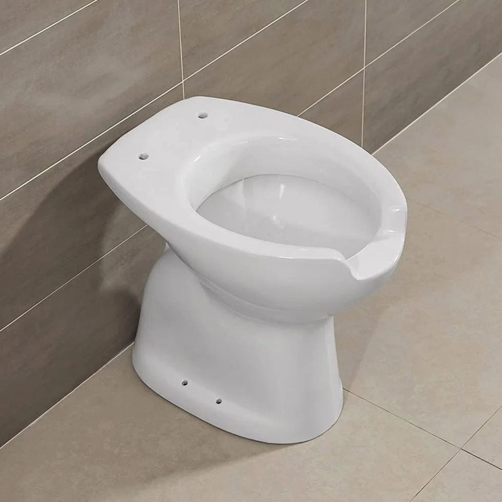Water per disabili con apertura frontale H. 51 cm ceramica bianca lucida
