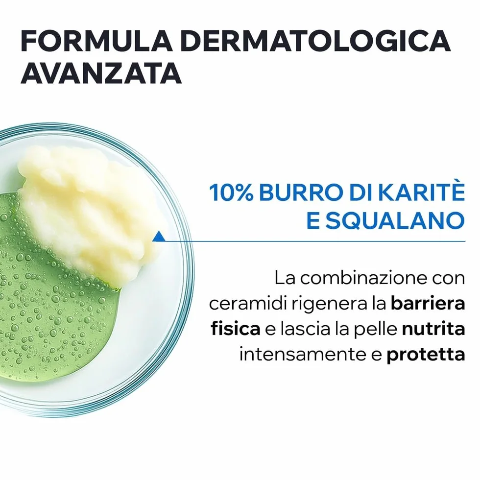 Uriage Xemose Crema Viso Lenitiva Nutriente per Pelle Secca, soggette ad Eczema Atopico con Burro di Karitè 10% - Idratazione 24H, Nutre, Lenisce e Protegge - Non Appiccica, Non Unge - non profumato