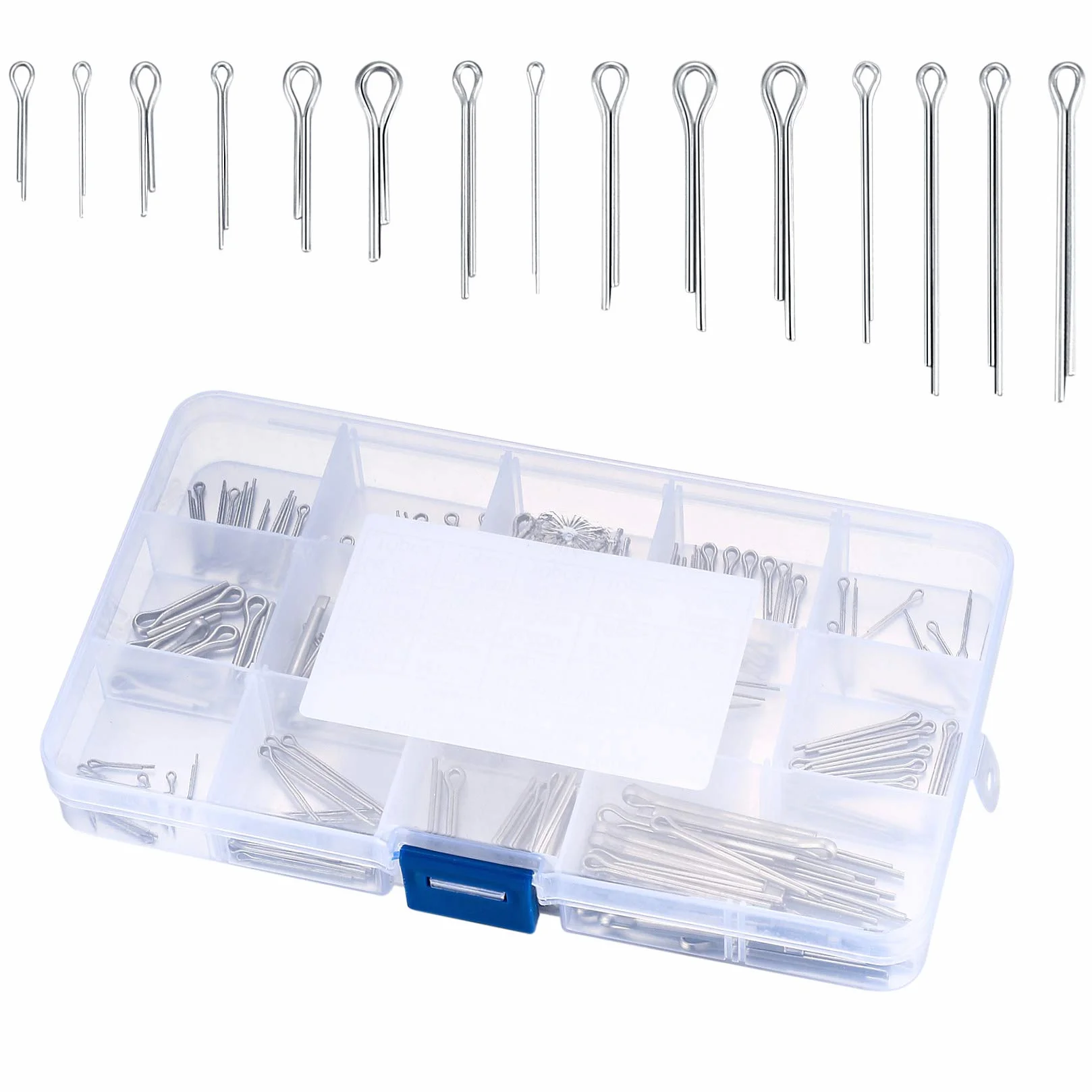 Coppiglie Spaccate Cotter Pin Acciaio Inox Assortimento 150 Pz Attrezzi da Officina