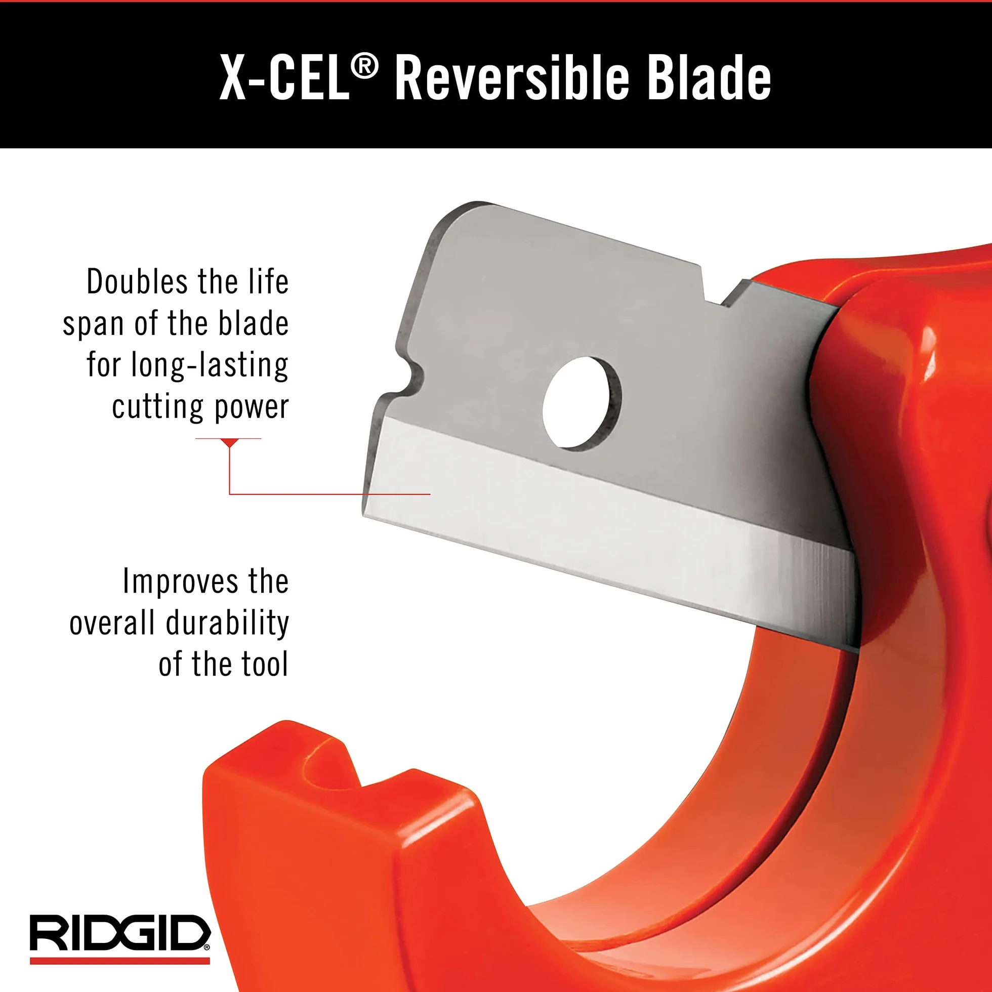RIDGID PC-1250 Tagliatubi a Singolo Scatto per Tubi di Plastica 3-41 mm