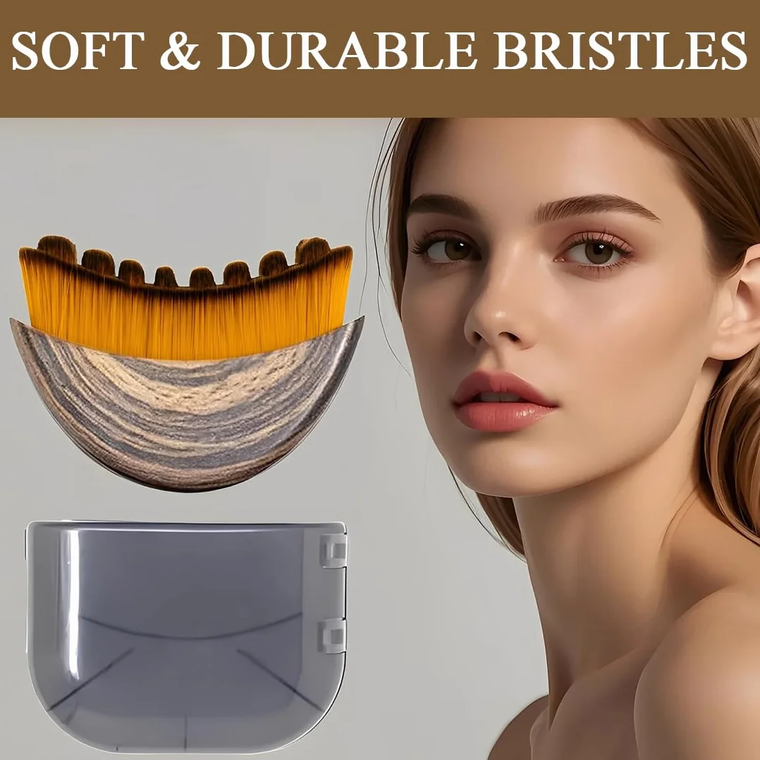 Set di 2 spazzole linfatiche per il contorno del viso, spazzola linfatica per il viso, spazzola linfodrenante per il viso, spazzola per il contorno del mento e della mascella