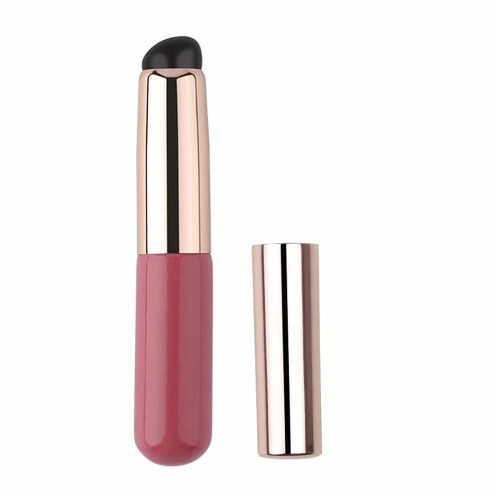 Pennello per Trucco in Silicone - Applicatore per Labbra Con Coperchio, Strumento di Bellezza Coreano