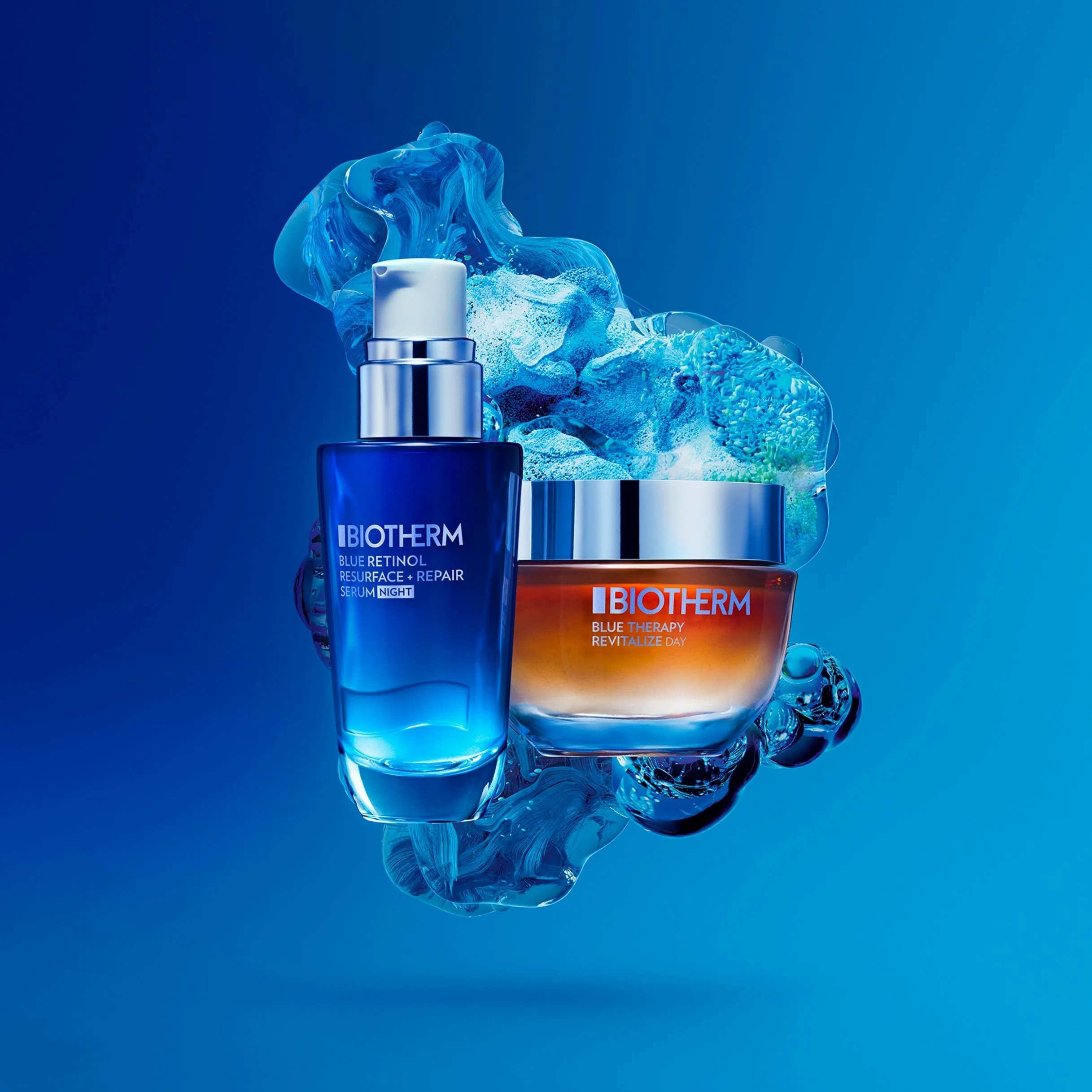 Biotherm Blue Therapy Amber Algae Revitalize Day Crema Giorno Antietà e Illuminante, Trattamento Viso Rivitalizzante, Con Alga Ambrata Energizzante e Life Plankton per Pelli Spente, 50ml