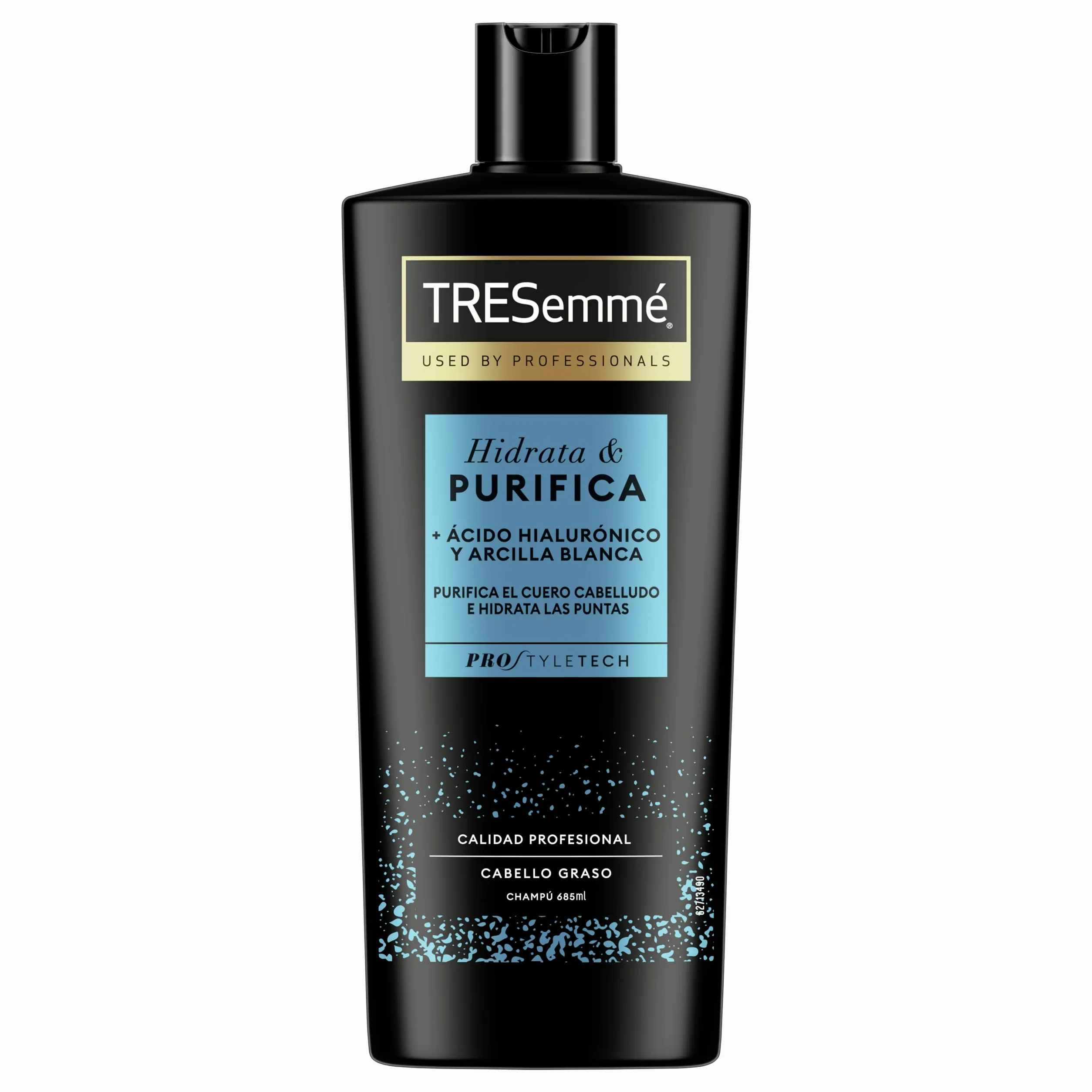 TRESemmé Shampoo idratante & purificante per capelli grassi con acido ialuronico e argilla bianca, pulisce e idrata - confezione da 6 x 685 ml