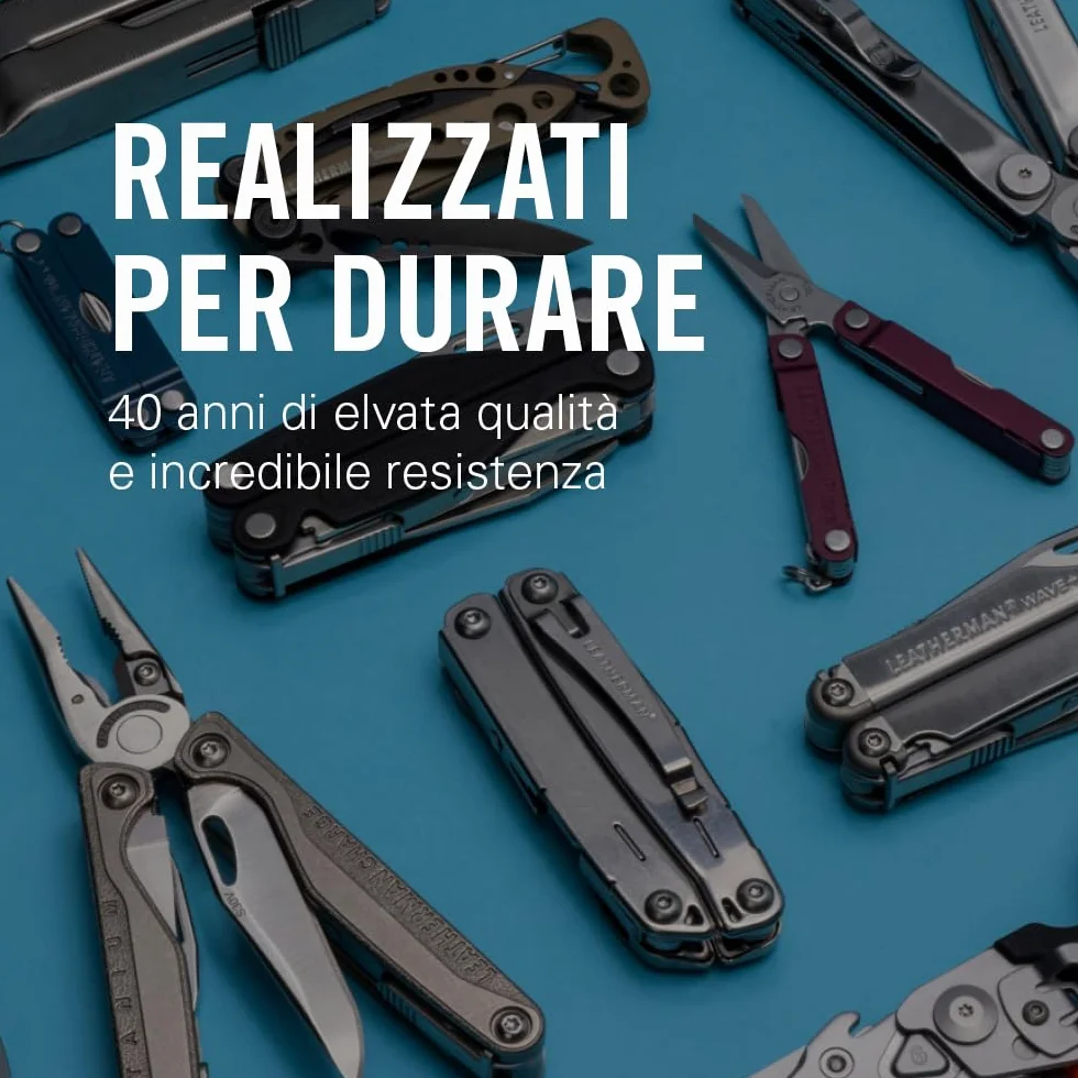 Leatherman Super Tool 300 - Multiutensile 19 in 1 Argento