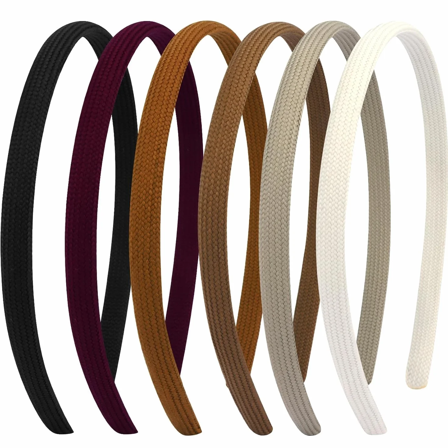 Cerchietto Capelli Donna, 6pcs Antiscivolo Cerchietto per Capelli, Cerchietti Semplici Fasce per Capelli, Cerchietto Moda Donna, Fasce per Capelli Vintage, per Donne e Ragazze